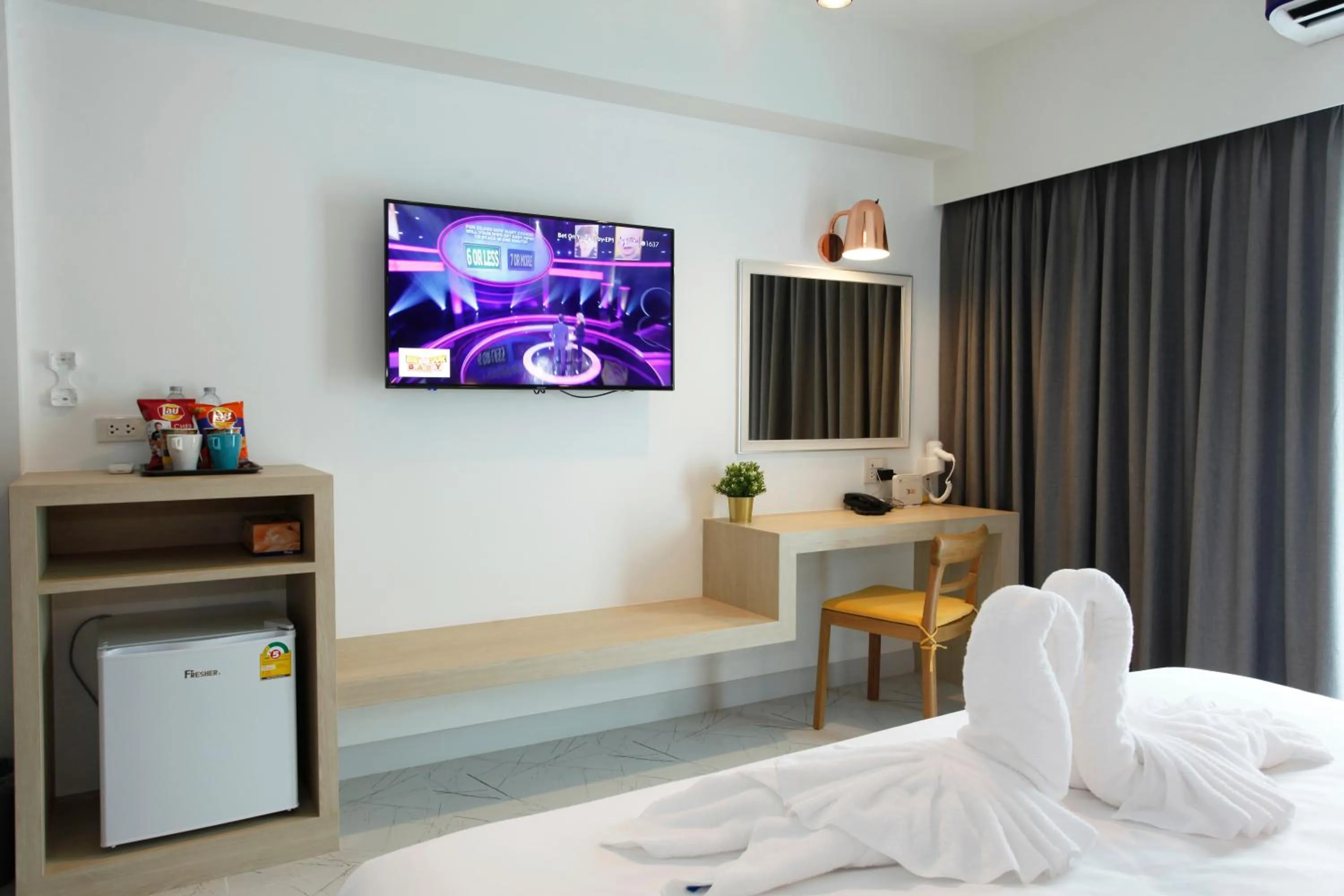 Bedroom in Port Canary Airport Hotel