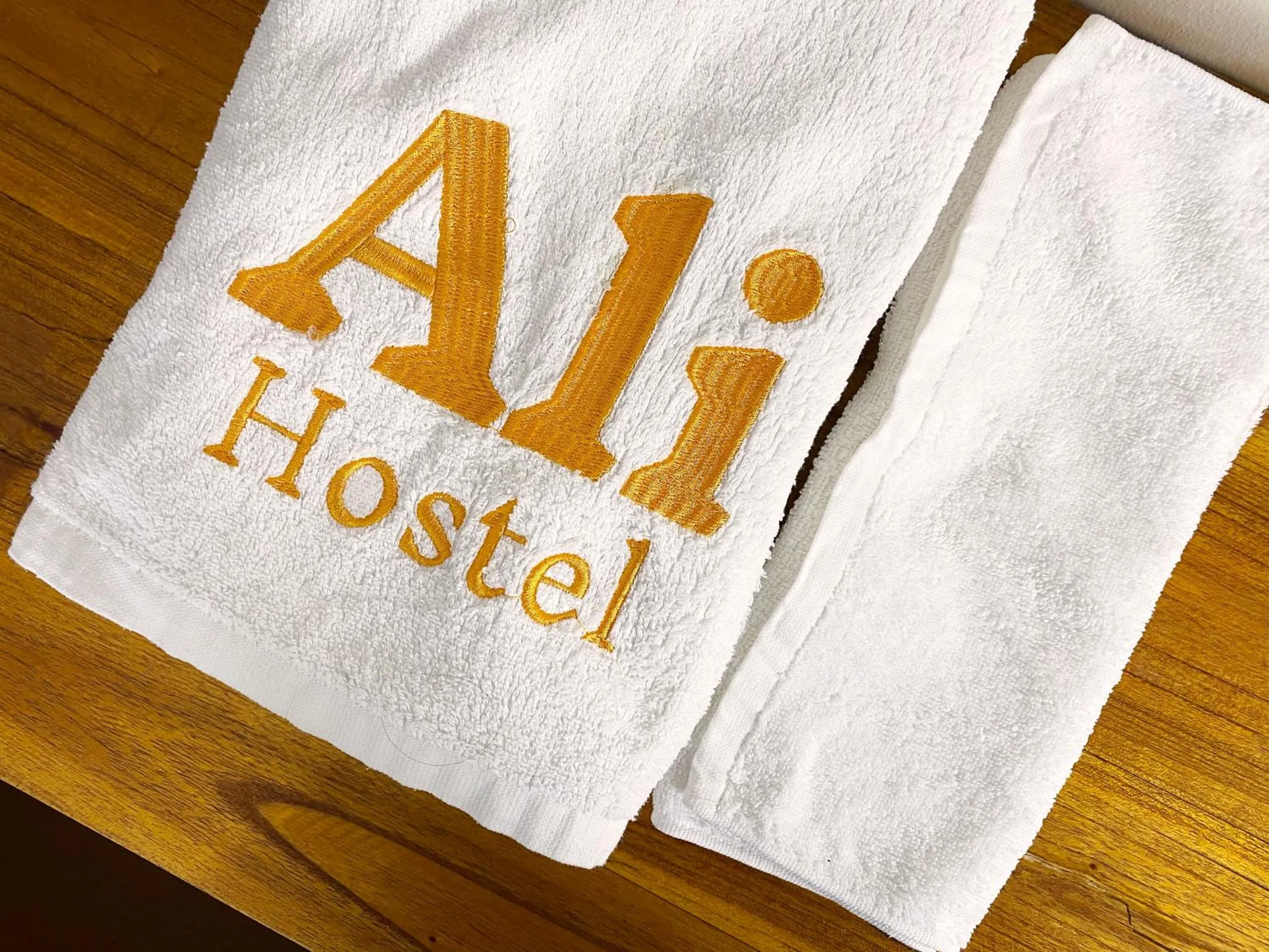 towels in Ha Giang Ali Hostel