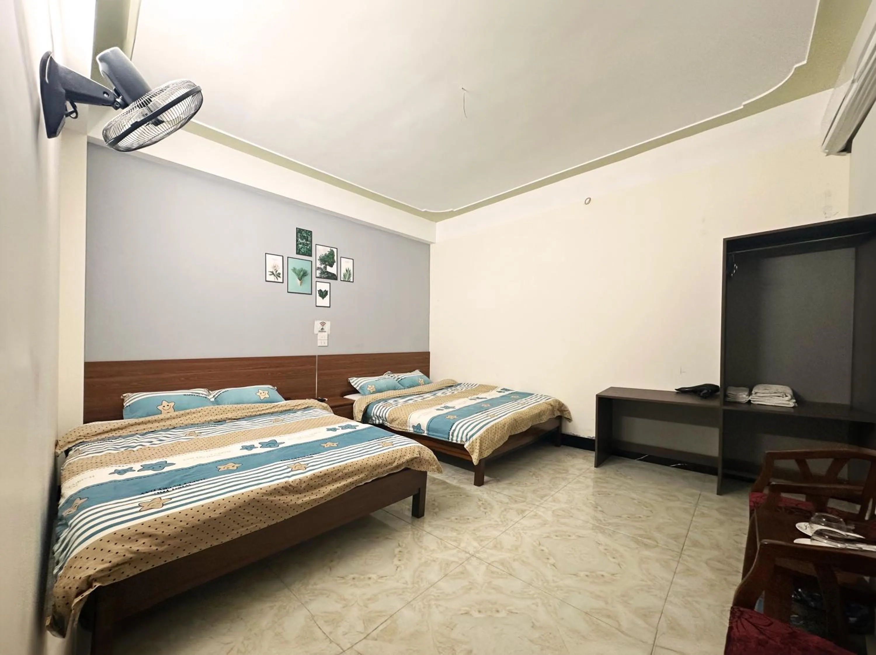 Bed in Ha Giang Ali Hostel