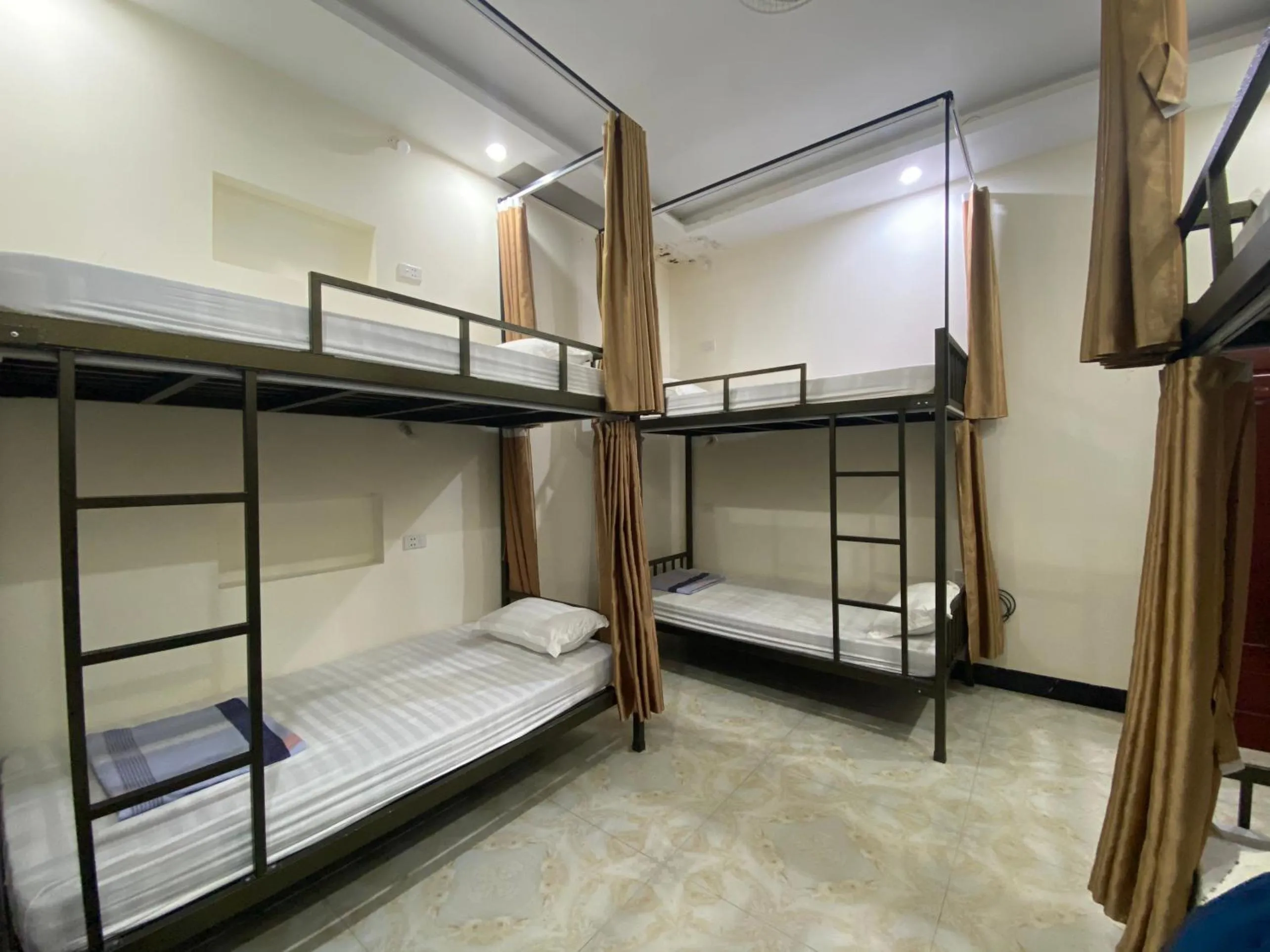 Bed in Ha Giang Ali Hostel