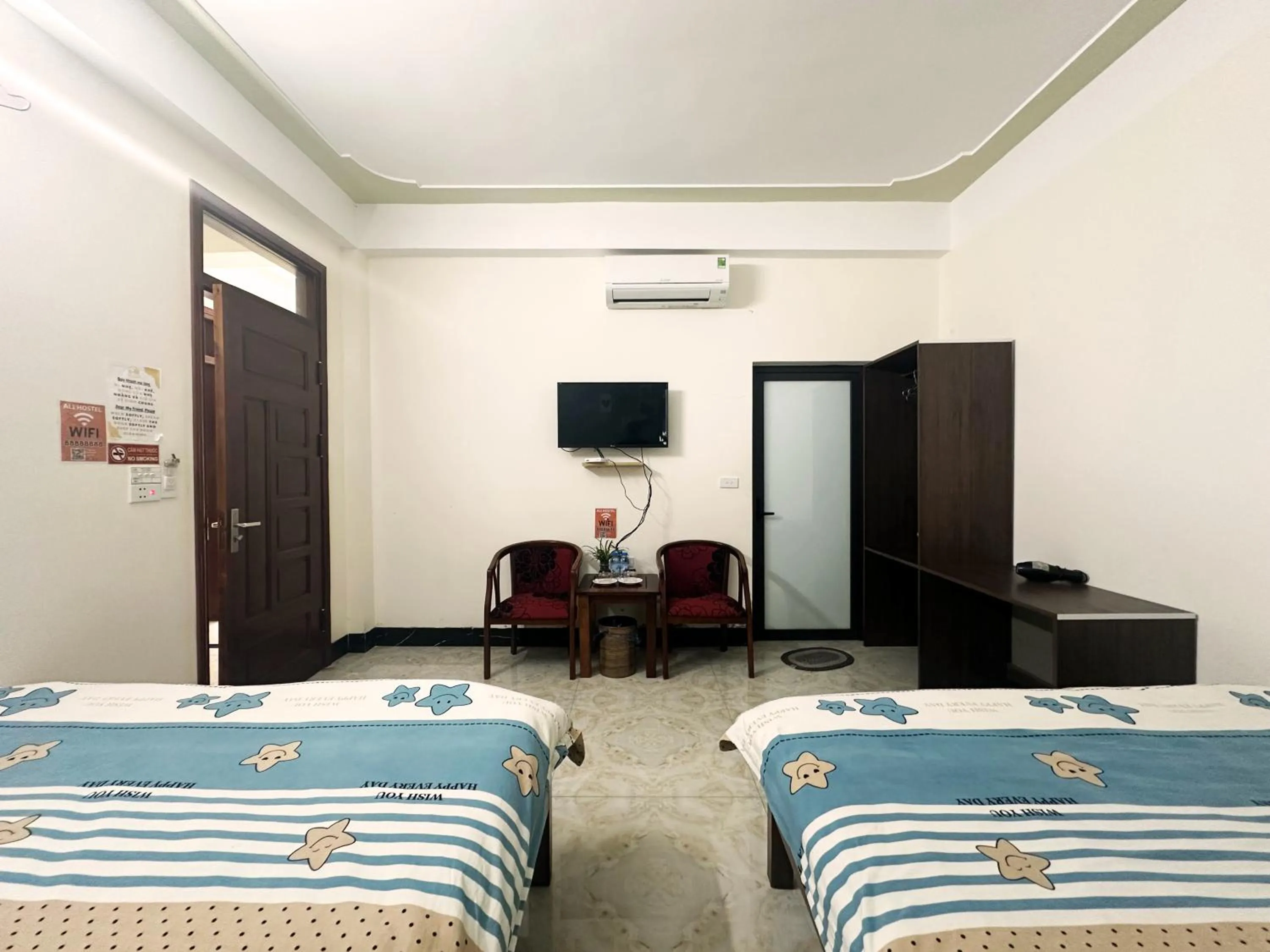 Bed in Ha Giang Ali Hostel