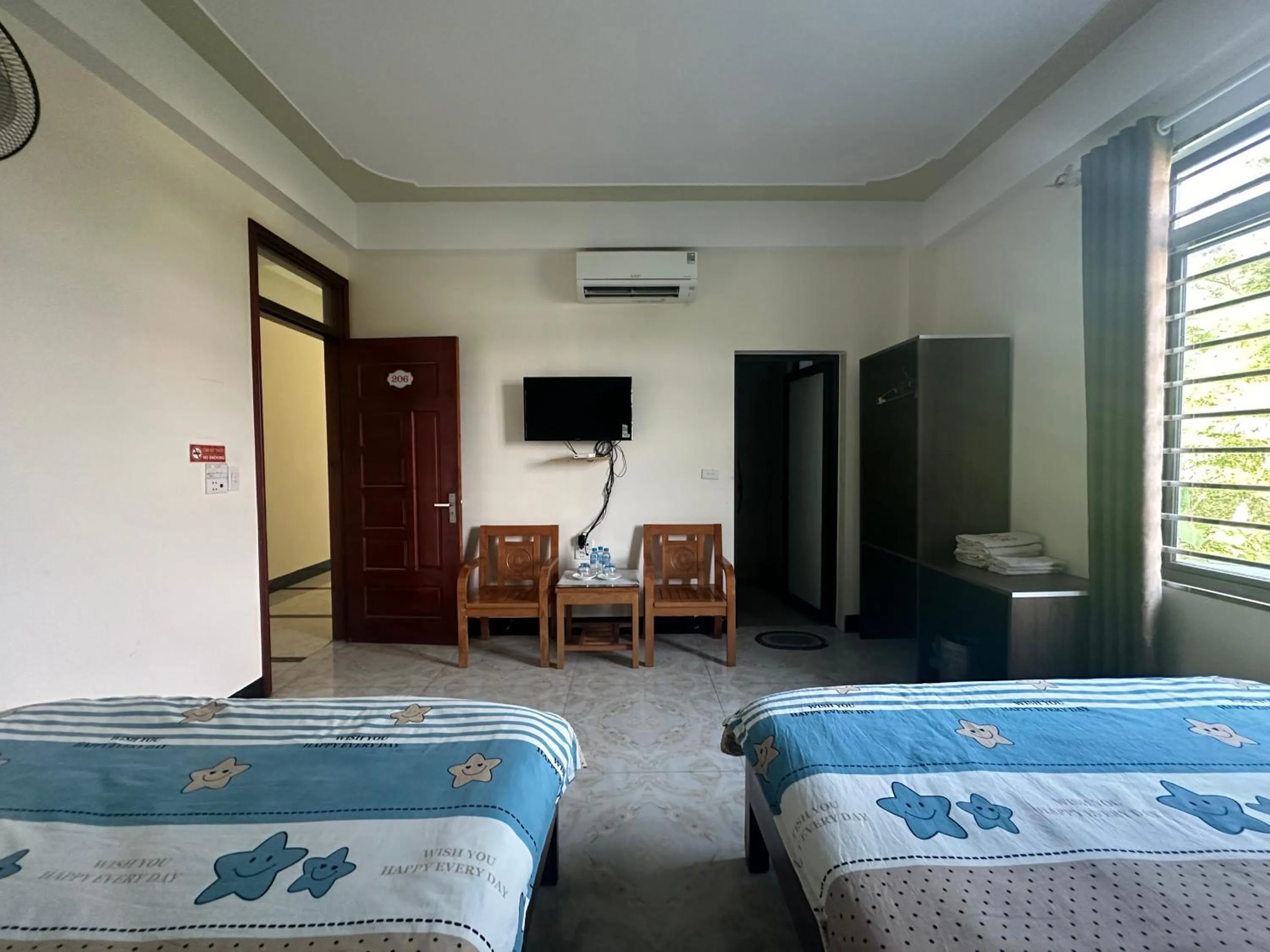 Bed in Ha Giang Ali Hostel