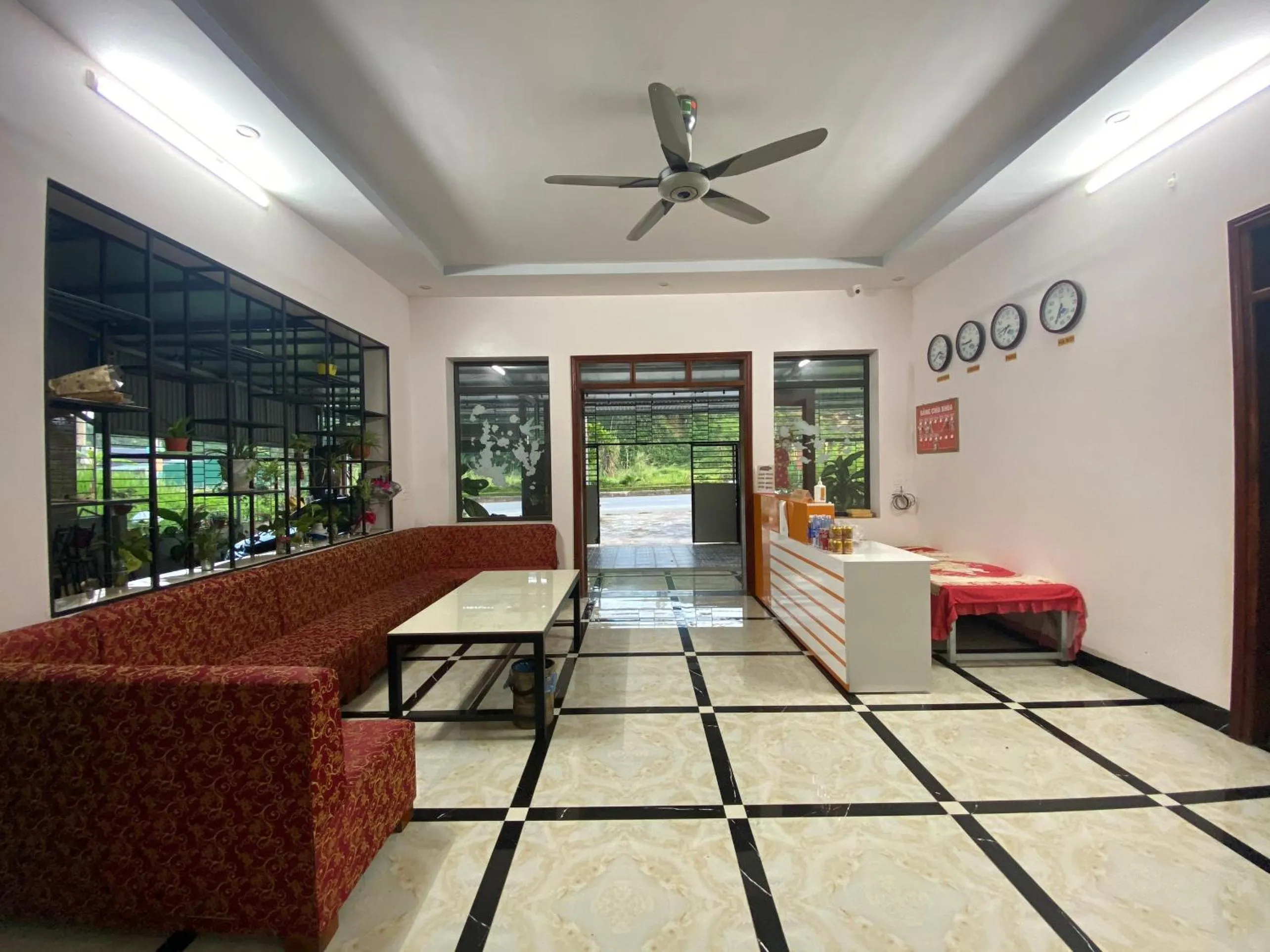 Patio in Ha Giang Ali Hostel