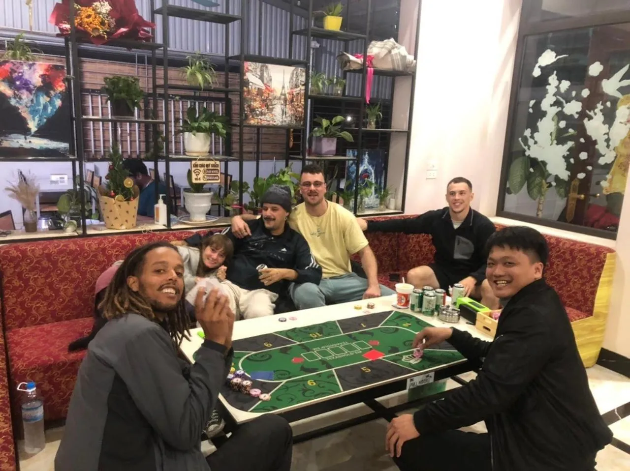 People in Ha Giang Ali Hostel