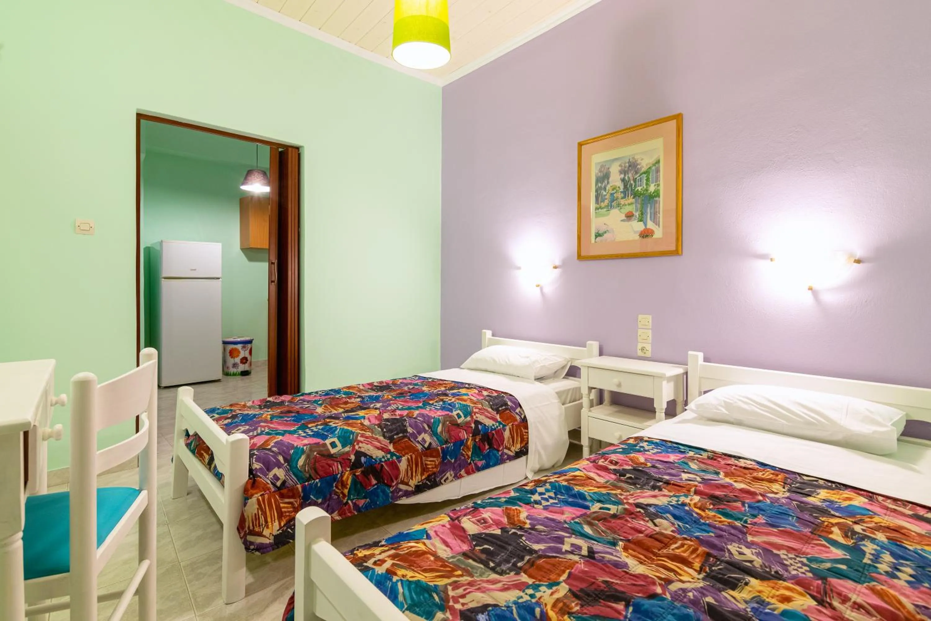 Bed in Ni-Mar Studios & Apartments