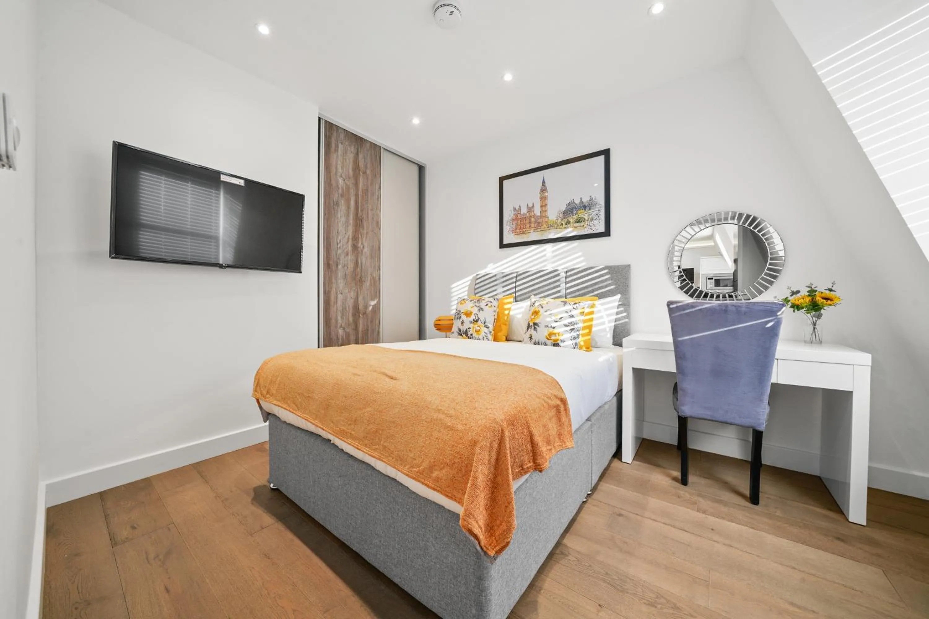 Bed in City Prime Apartments