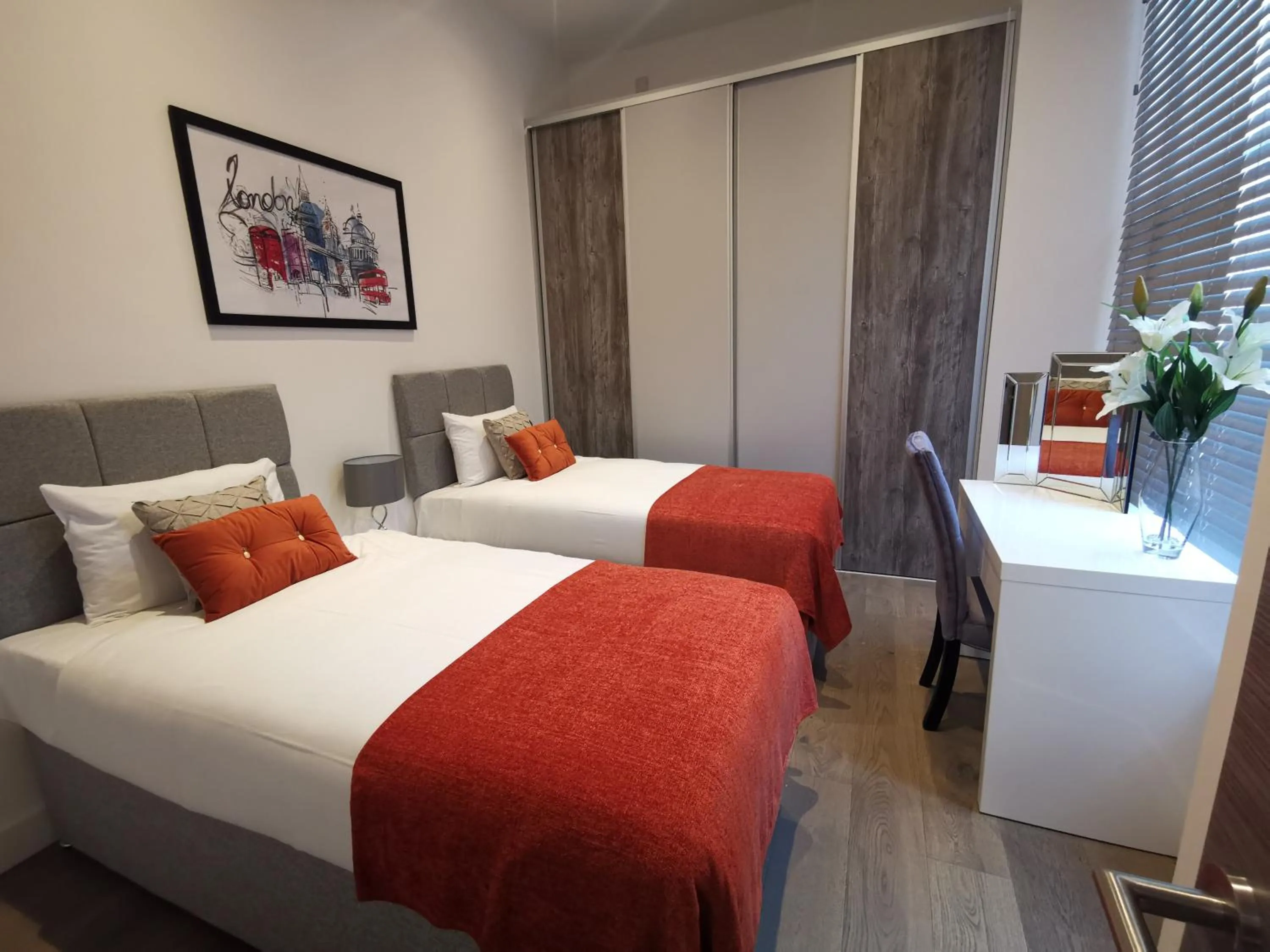 Bed in City Prime Apartments