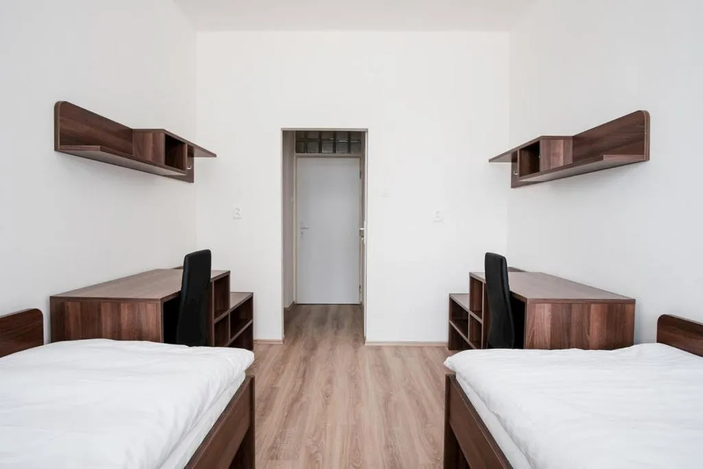 Photo of the whole room, Bed in Ubytovňa Nobelova