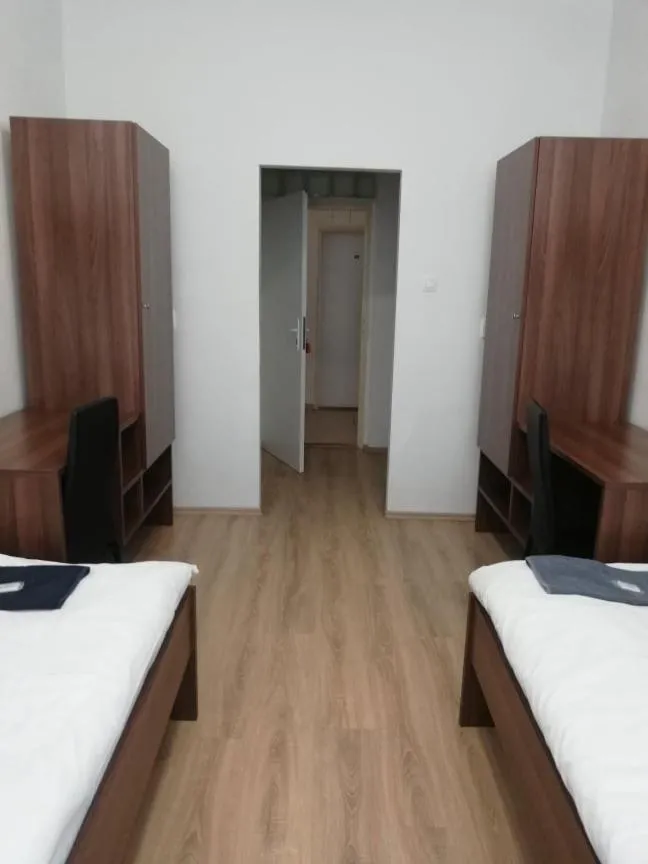Photo of the whole room, Bed in Ubytovňa Nobelova