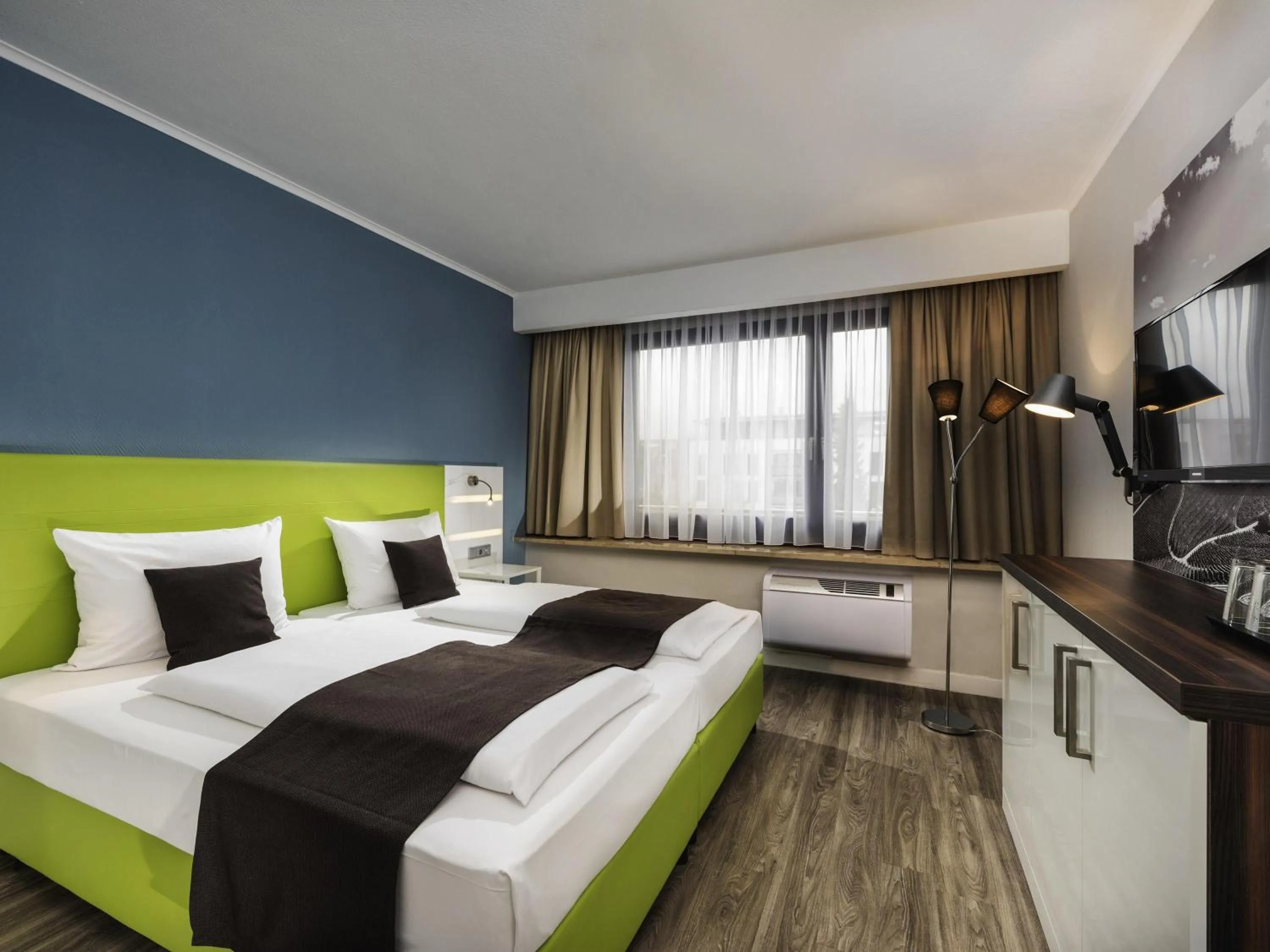 Bedroom, Bed in ibis Styles Offenburg City