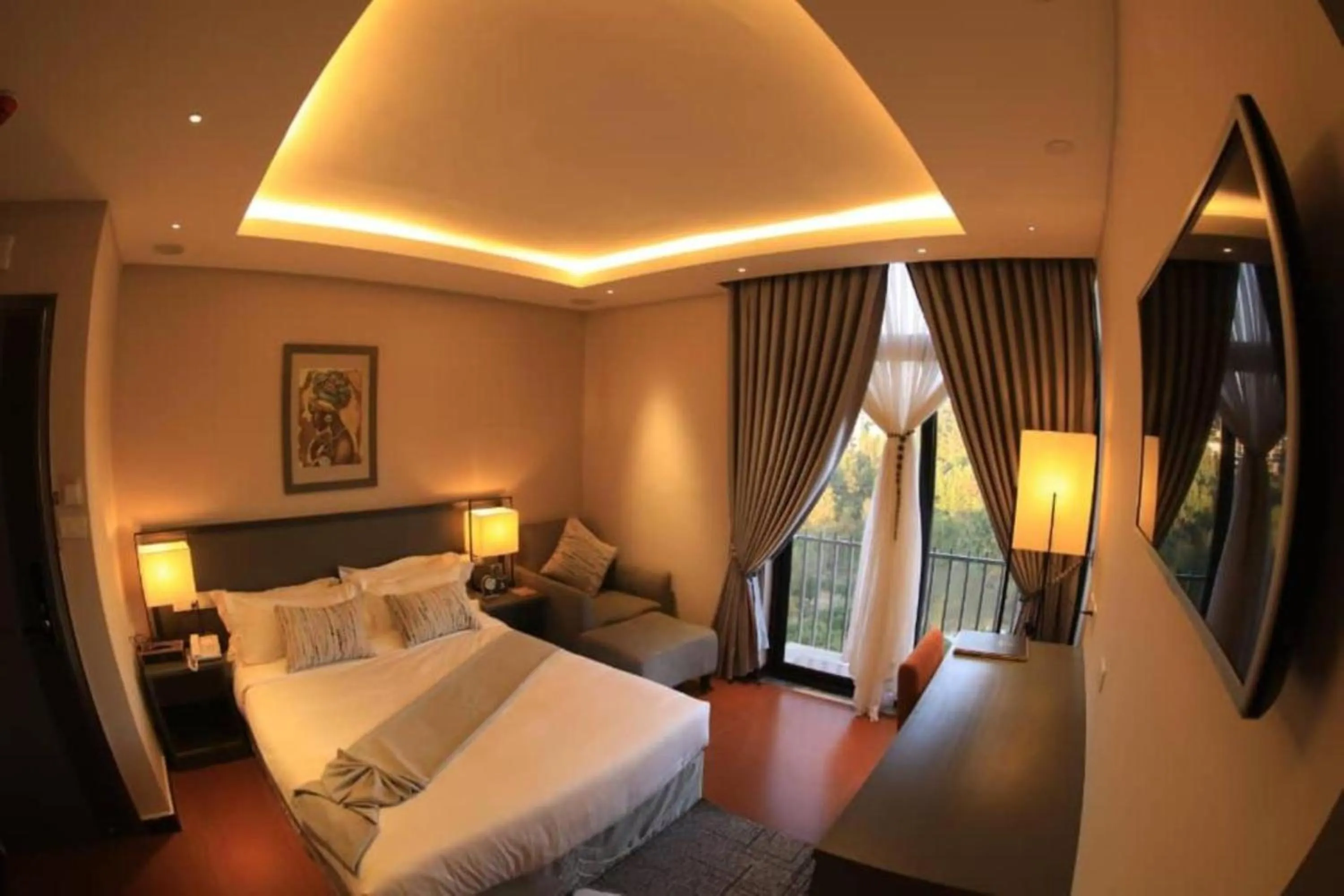 Bed in ELGEL Hotel and Spa