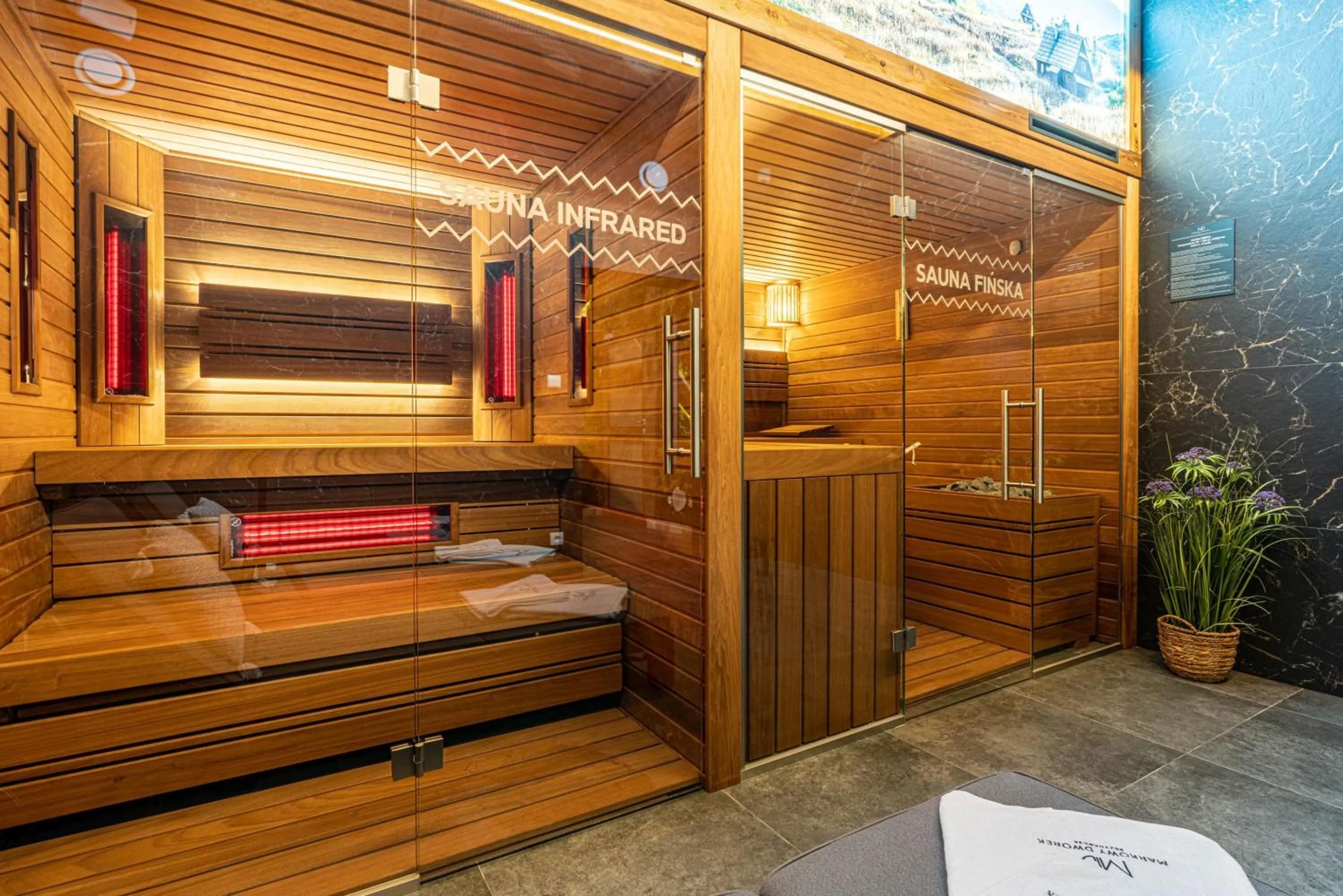 Sauna in Rezydencja Markowy Dworek