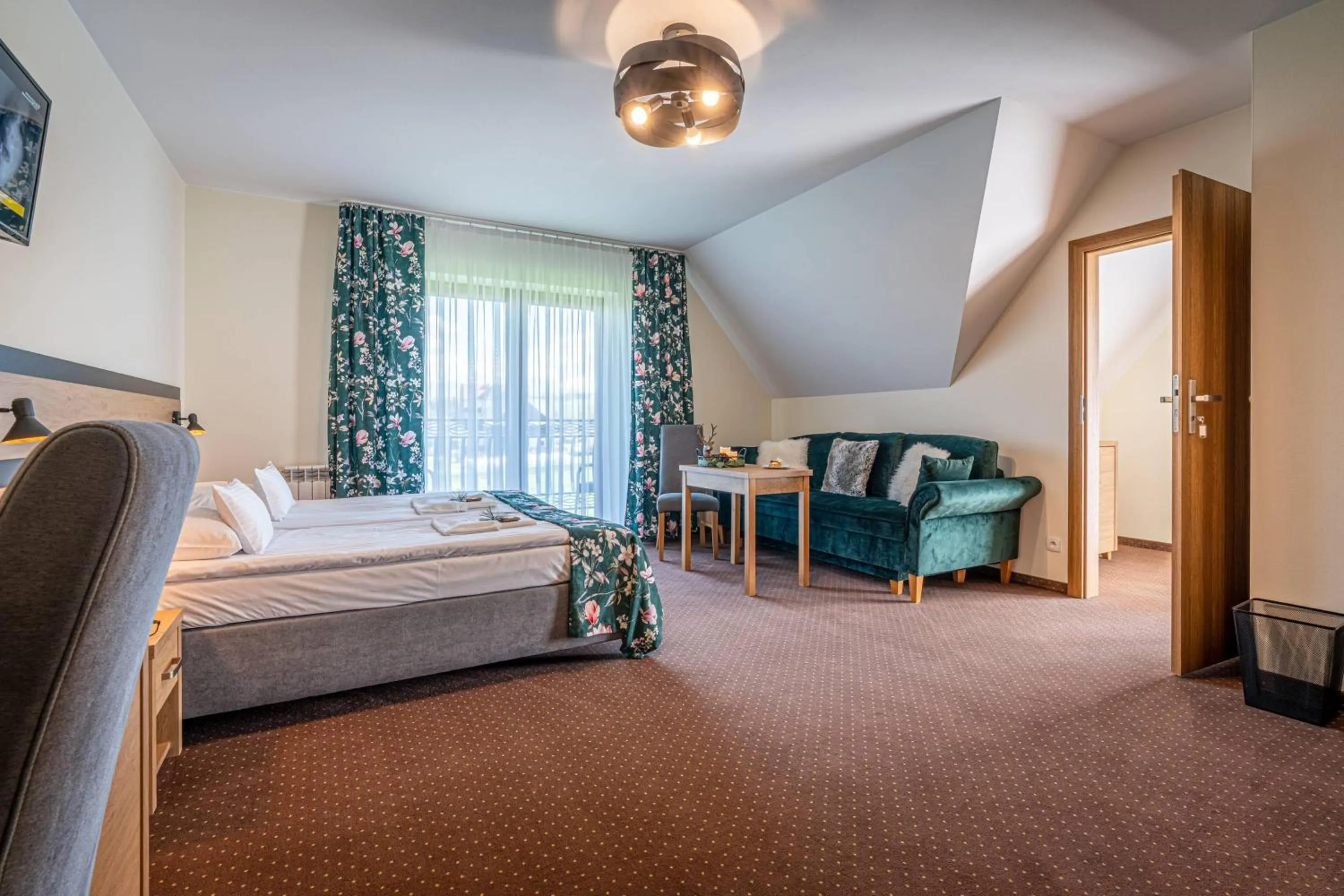 View (from property/room), Bed in Rezydencja Markowy Dworek