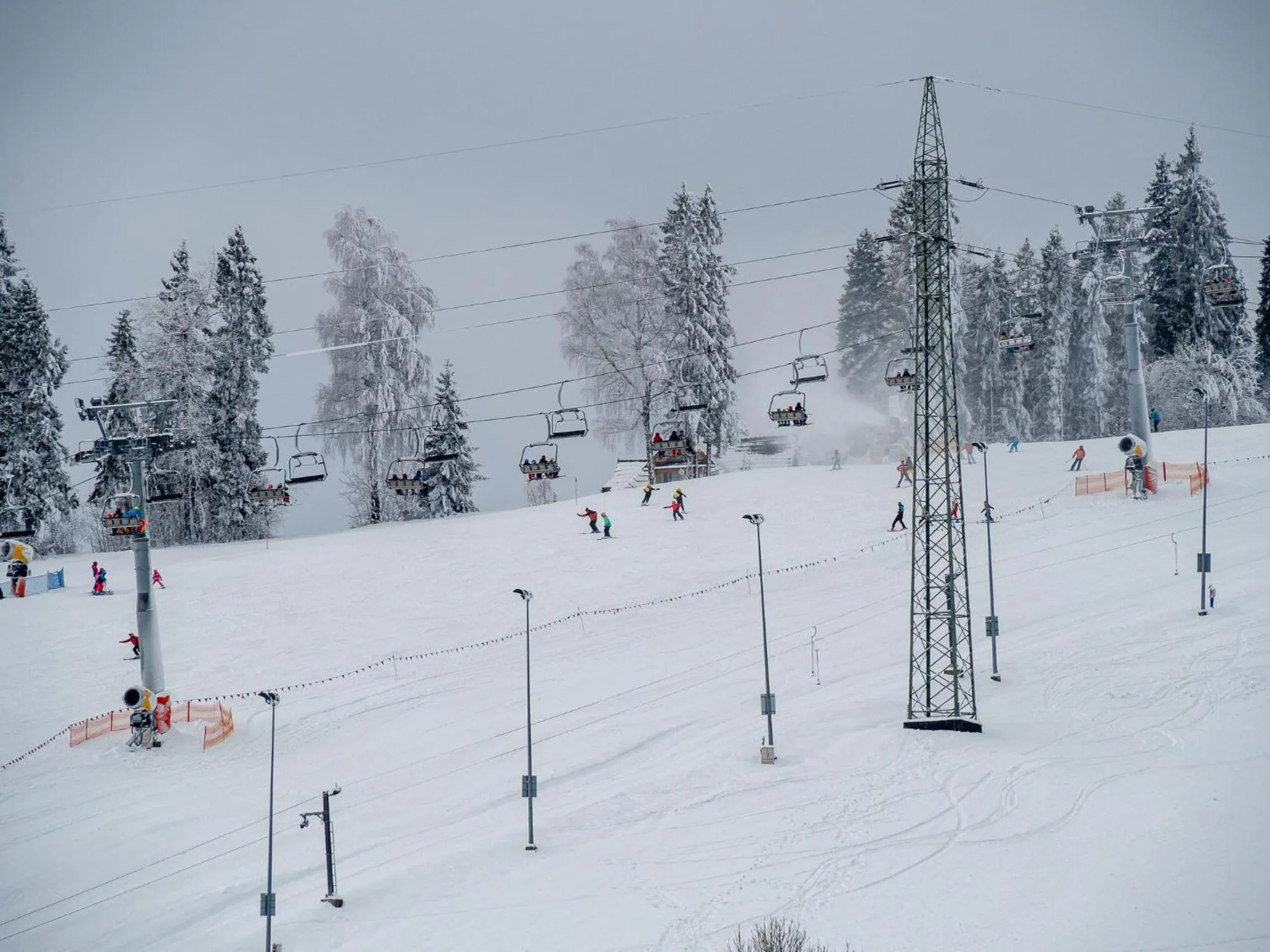 Skiing in Rezydencja Markowy Dworek