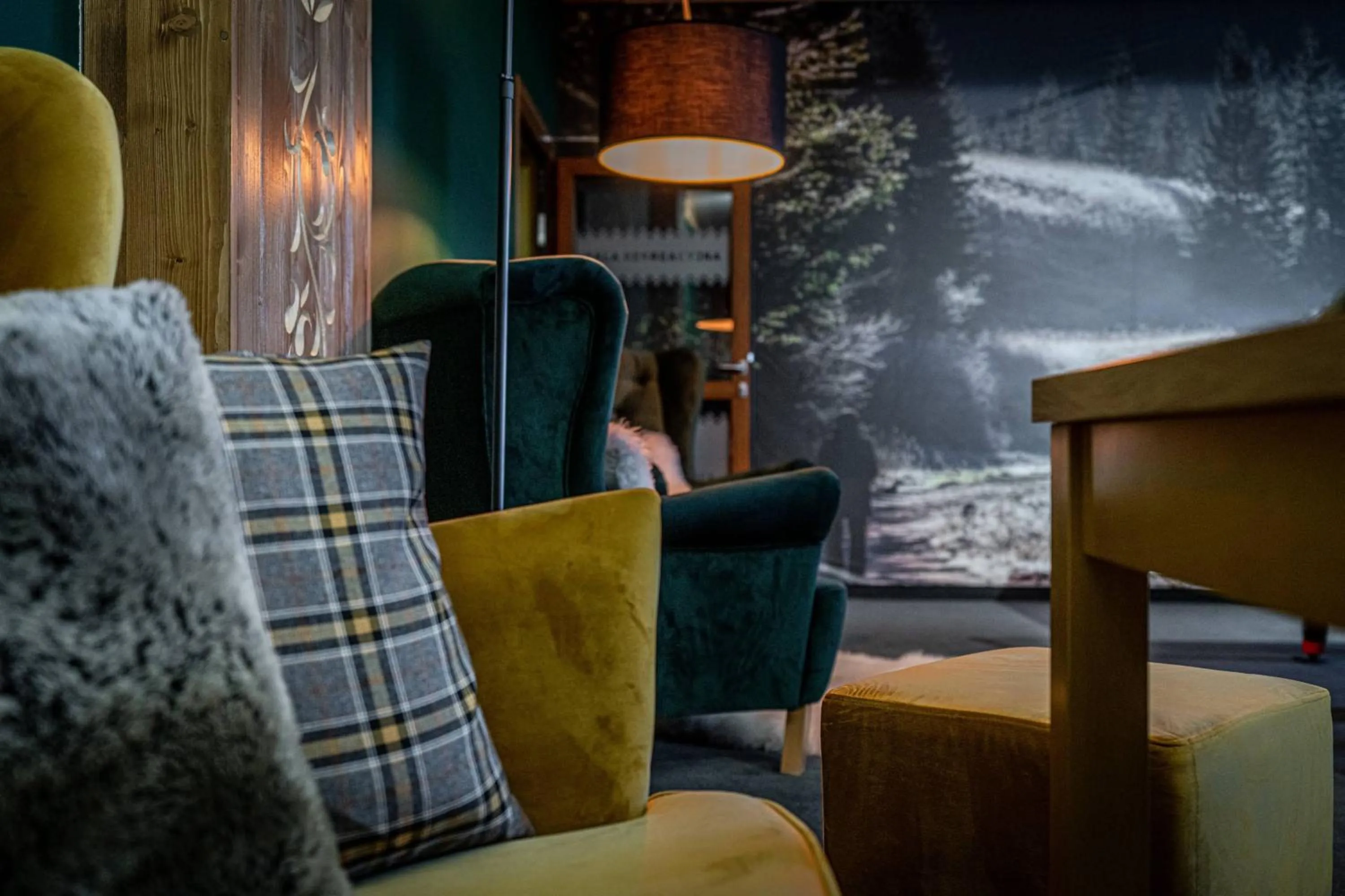 Communal lounge/ TV room in Rezydencja Markowy Dworek