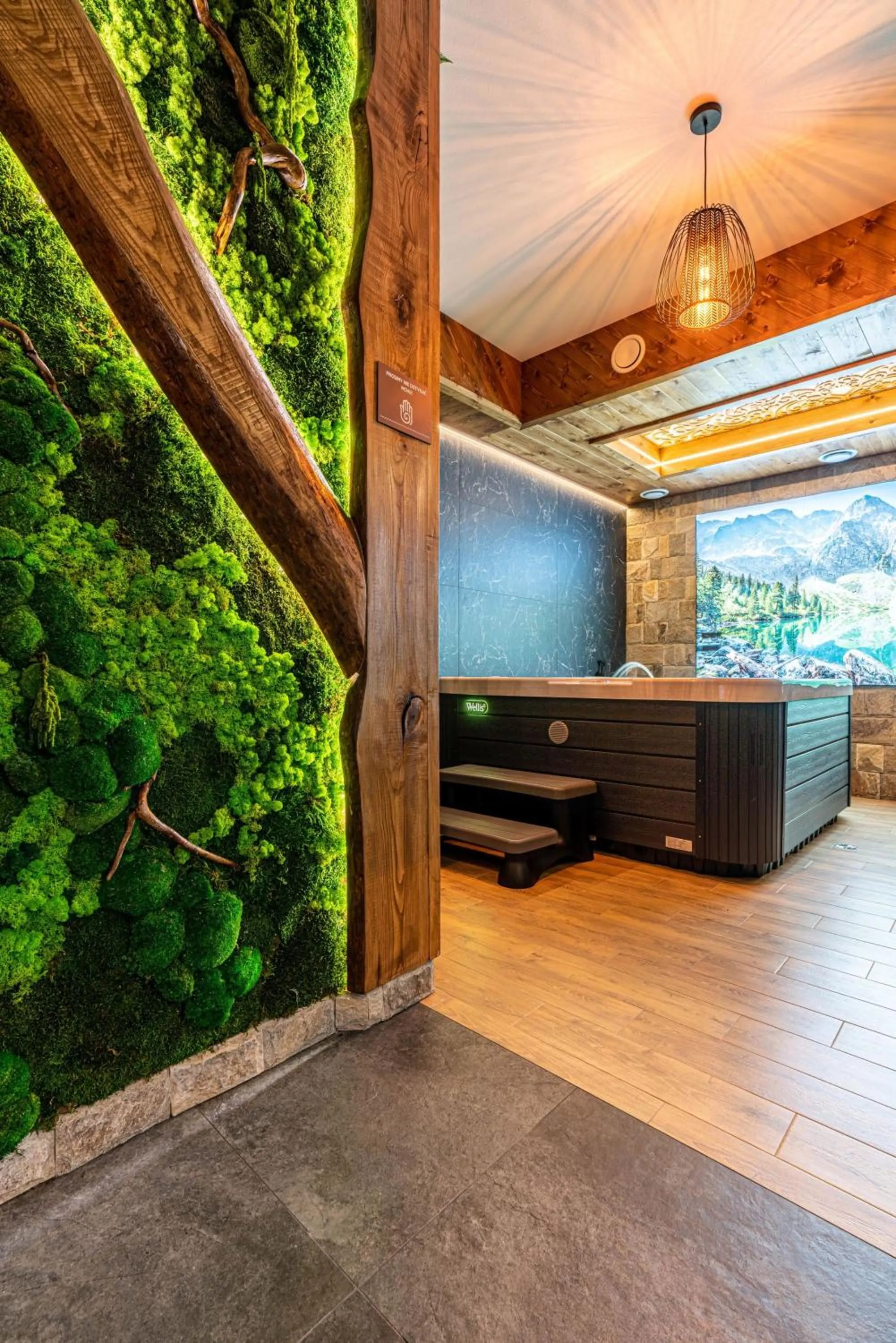 Hot Tub in Rezydencja Markowy Dworek