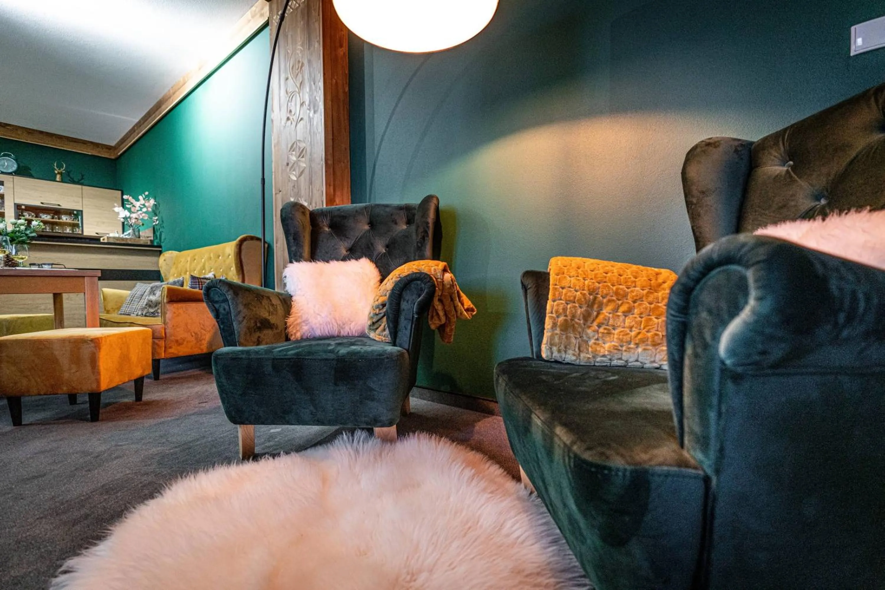 Communal lounge/ TV room in Rezydencja Markowy Dworek