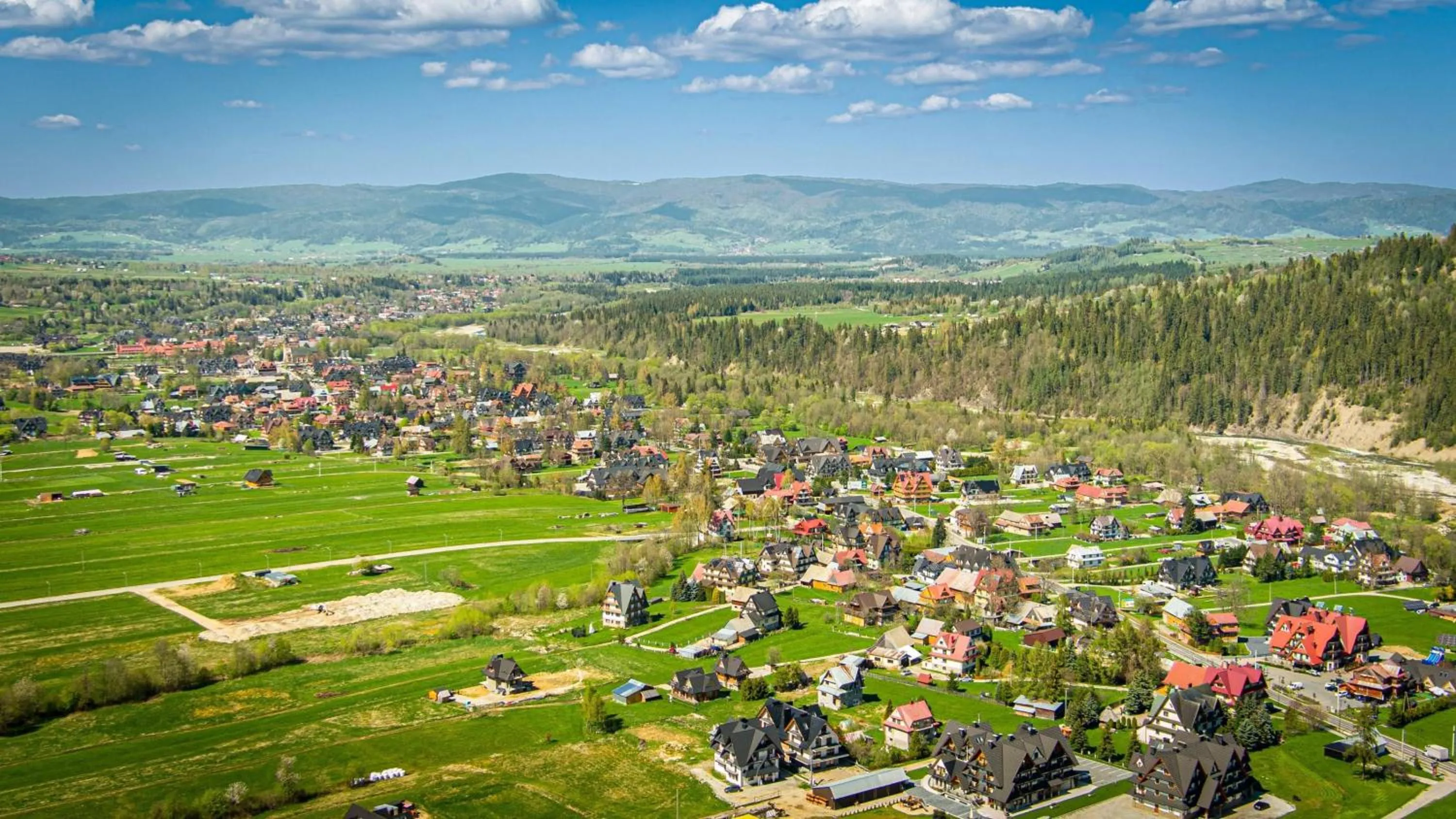 Bird's eye view in Rezydencja Markowy Dworek