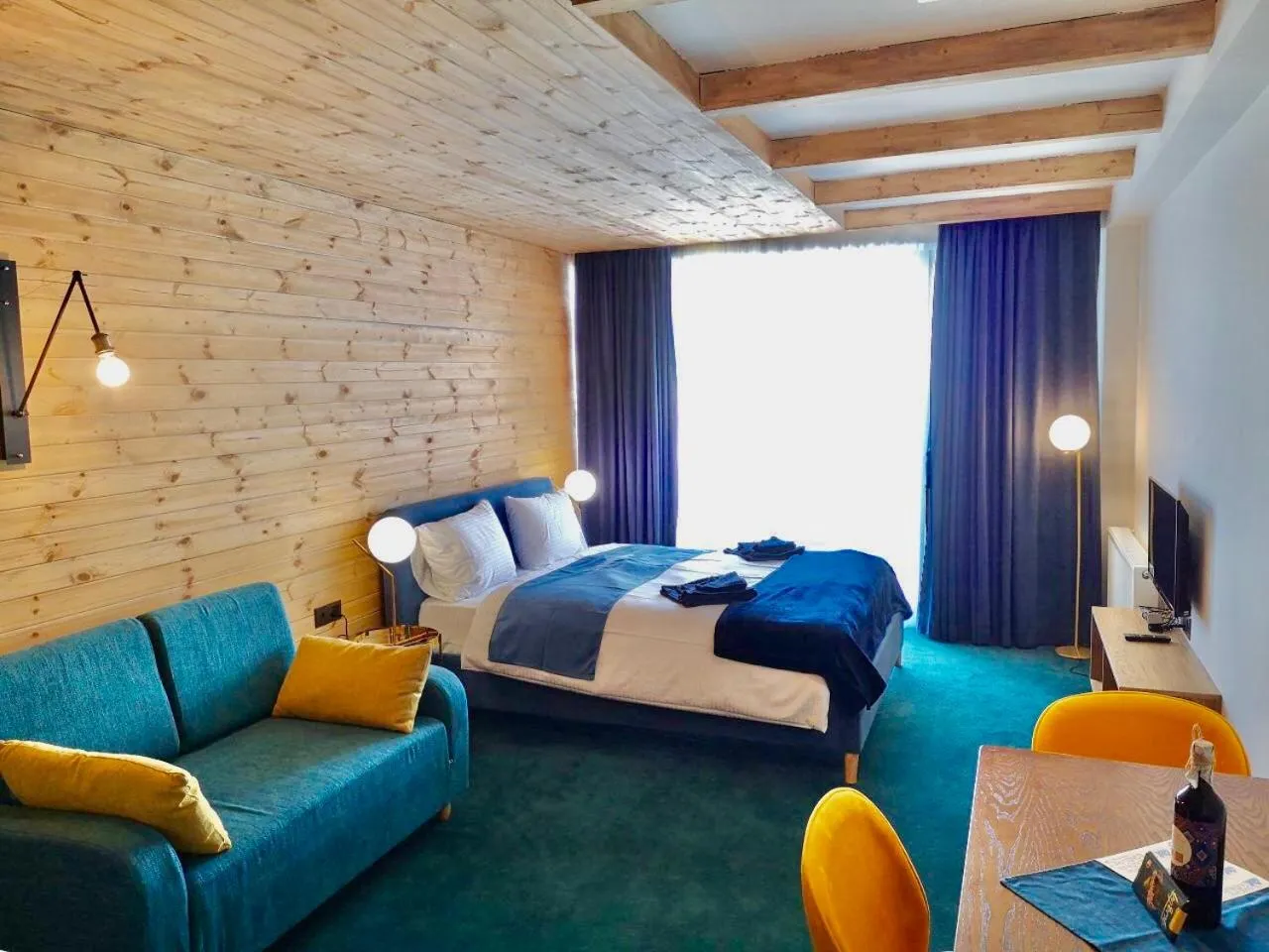 Bed in Atrium New Gudauri by Gudauri Travel