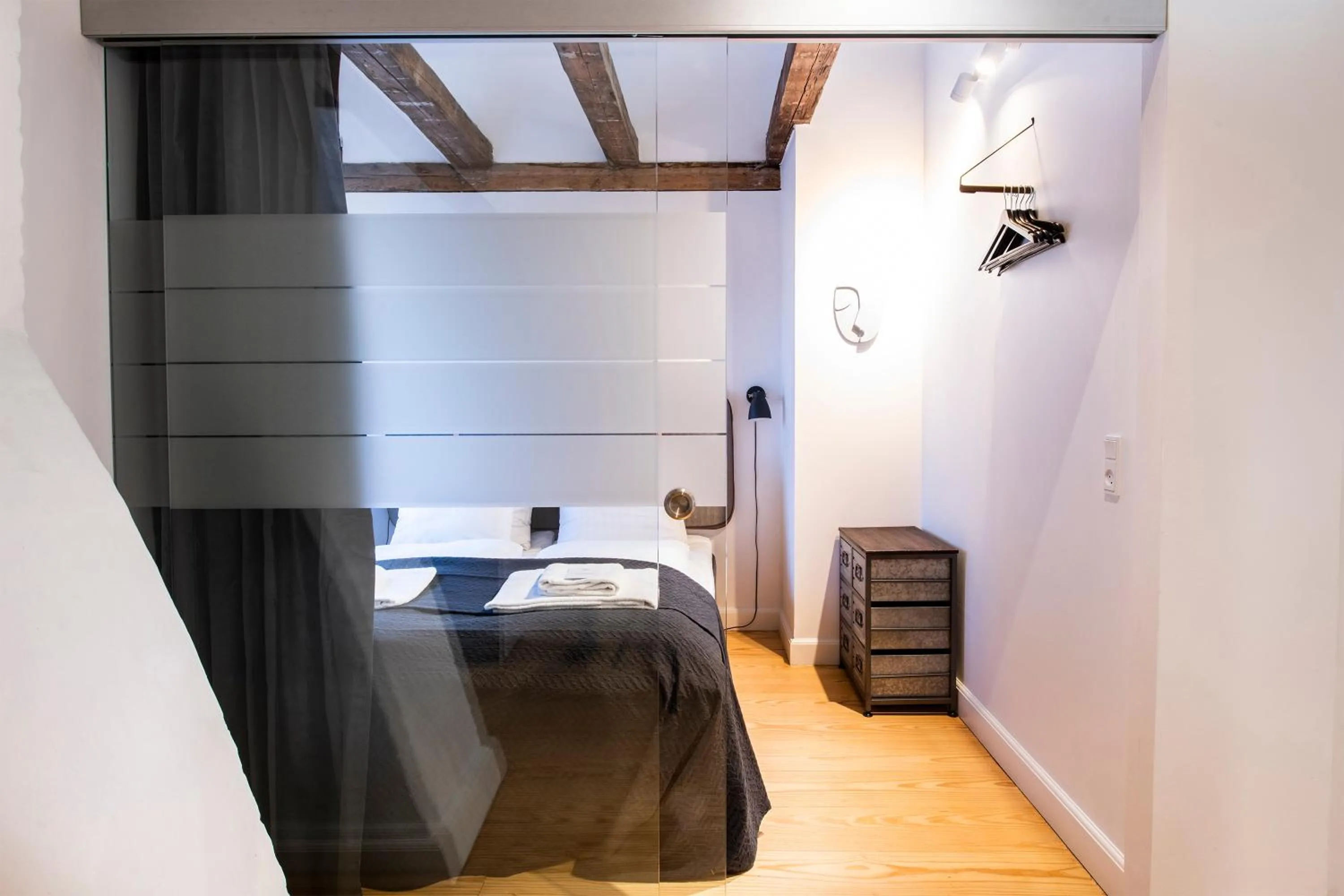 Bedroom, Bed in Town Hall Penthouse by Daniel&Jacob's