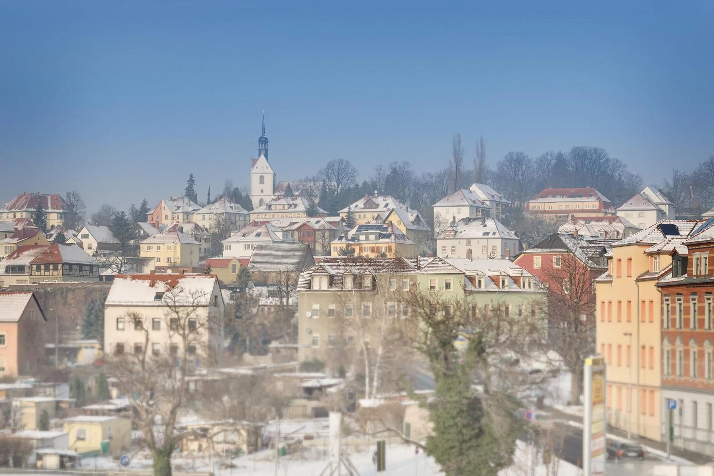 City view in Hotel Alte Klavierfabrik Meißen