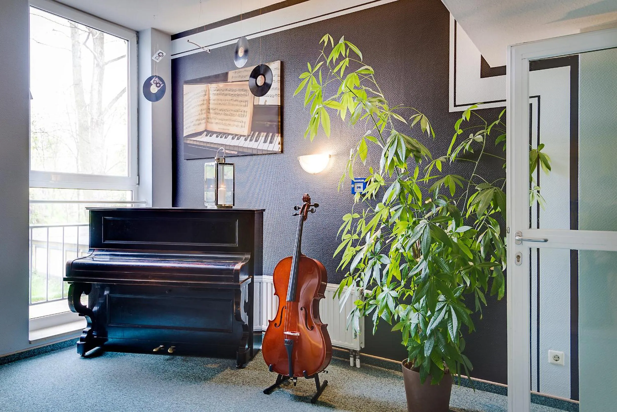 Decorative detail in Hotel Alte Klavierfabrik Meißen