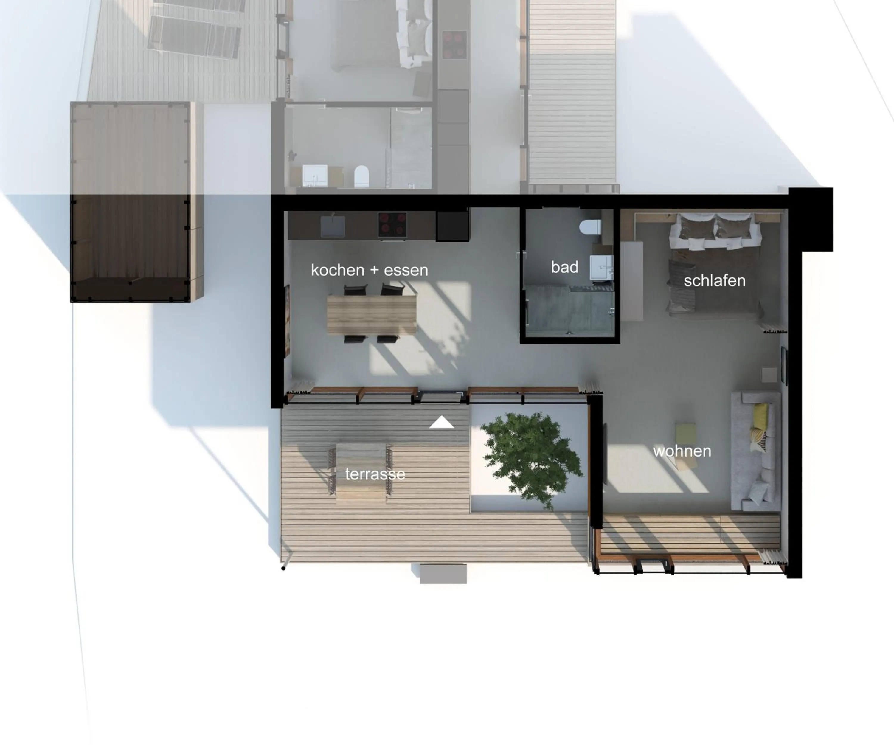 Floor plan in Design Ferienwohnung nienrausch Apartment 1