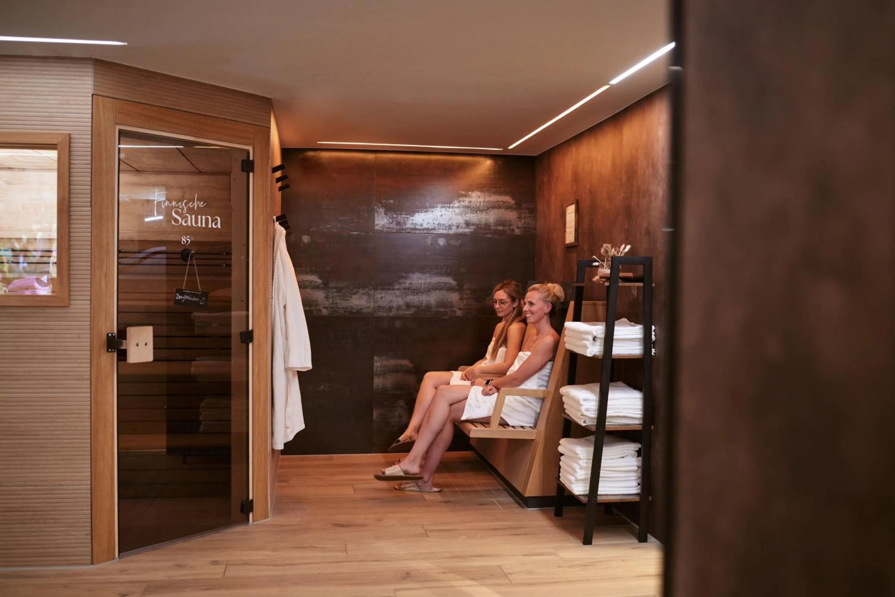 Sauna in Das Schokoladenhotel