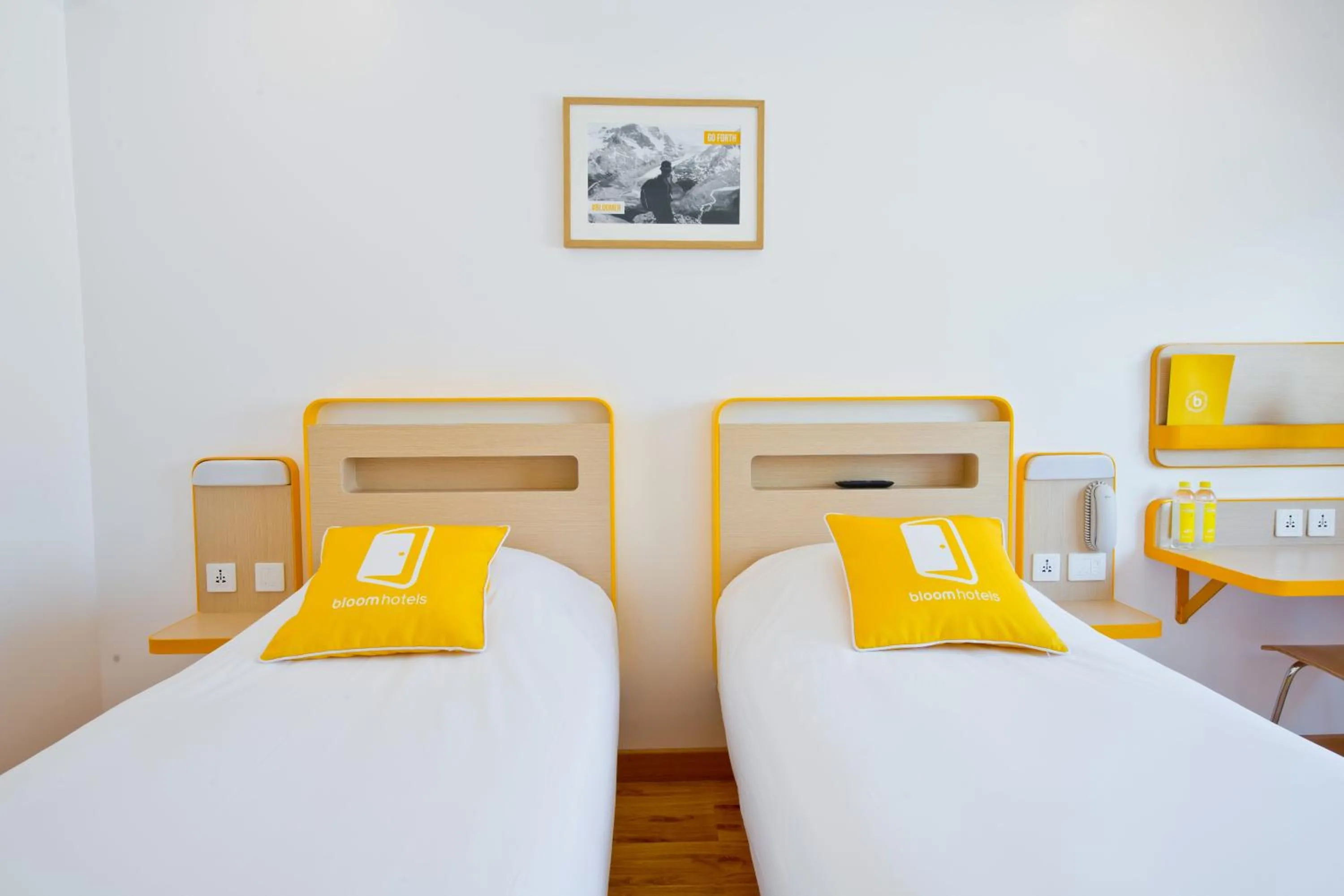 Bedroom, Bed in bloomrooms @ City Centre