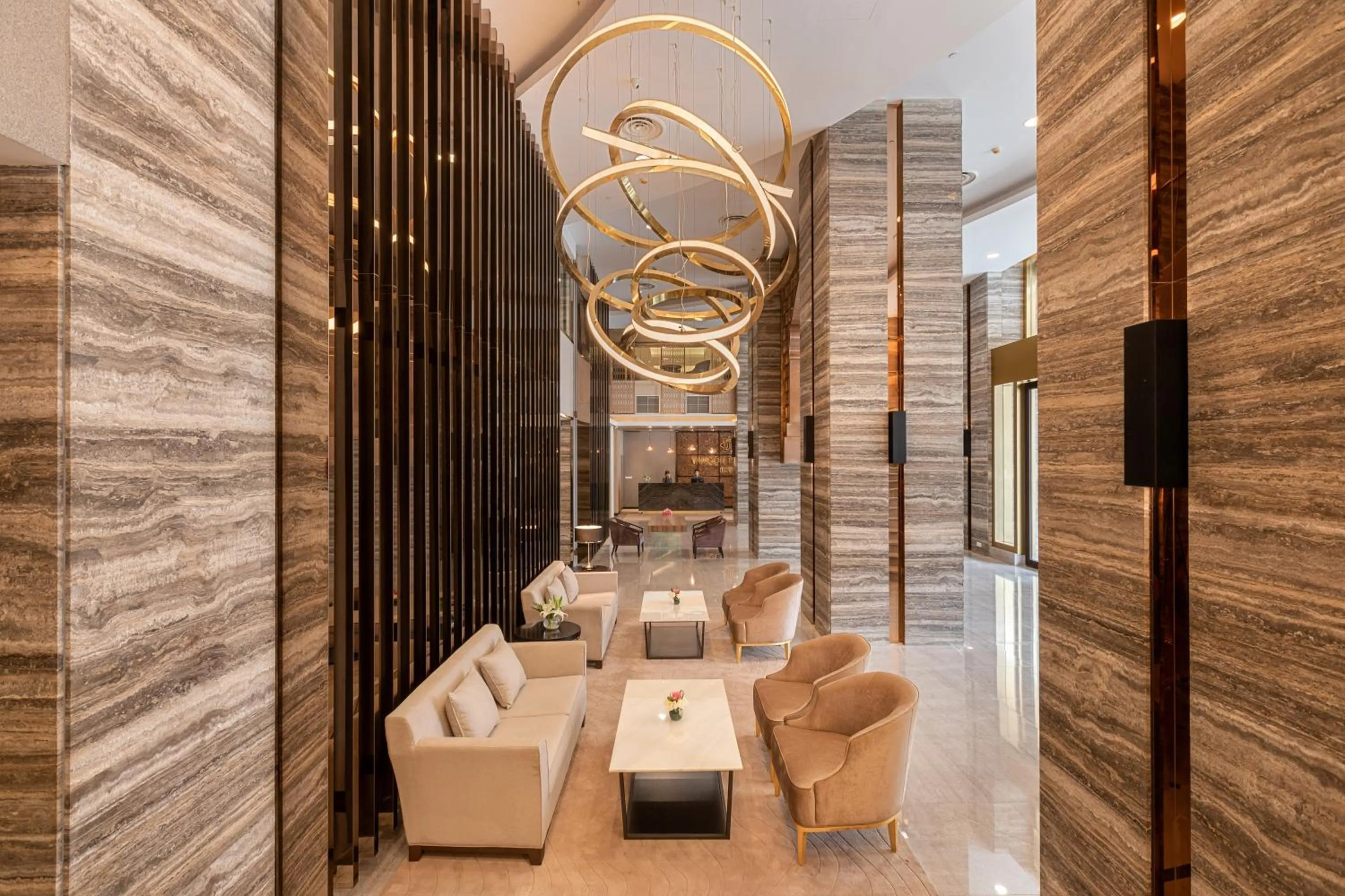 Lobby or reception in Yangon Thanlwin Hotel