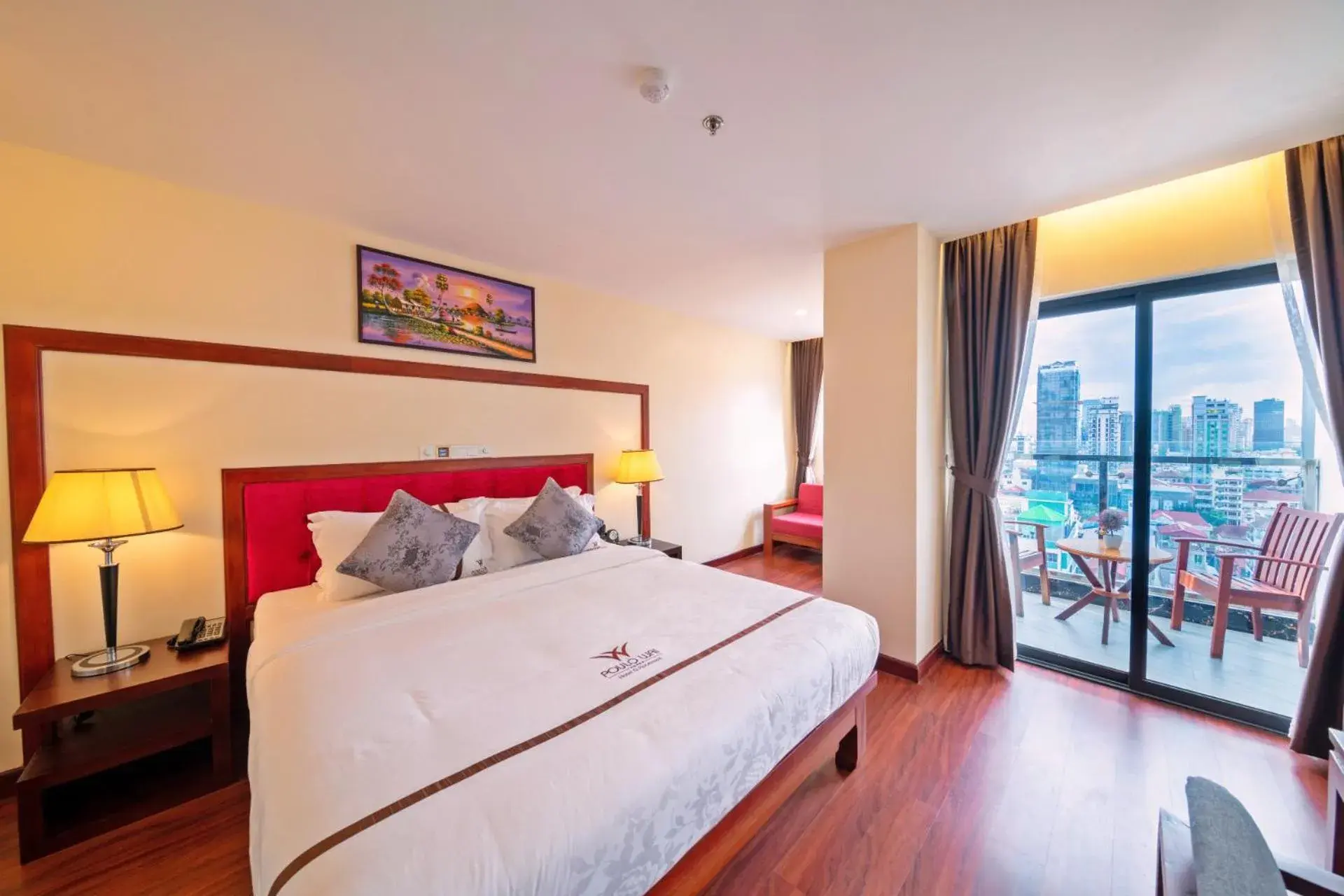 Landmark King Bed with Balcony - single occupancy in Poulo Wai Hotel, Trademark Collection by Wyndham Landmark King Bed with Balcony - single occupancy in Poulo Wai Hotel, Trademark Collection by Wyndham