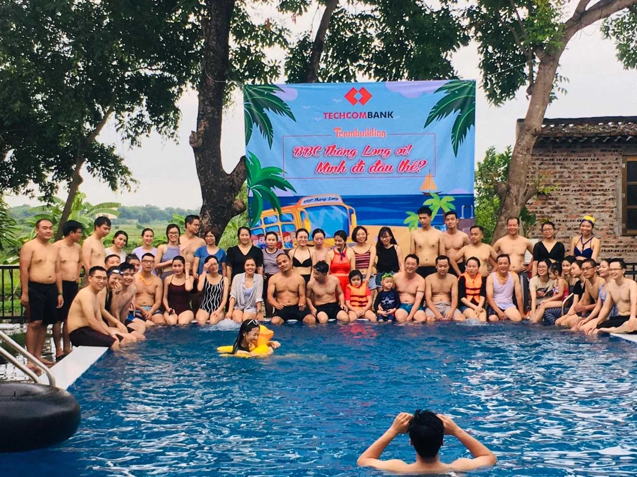 Swimming pool in Elizabeth Hotel Tam Coc