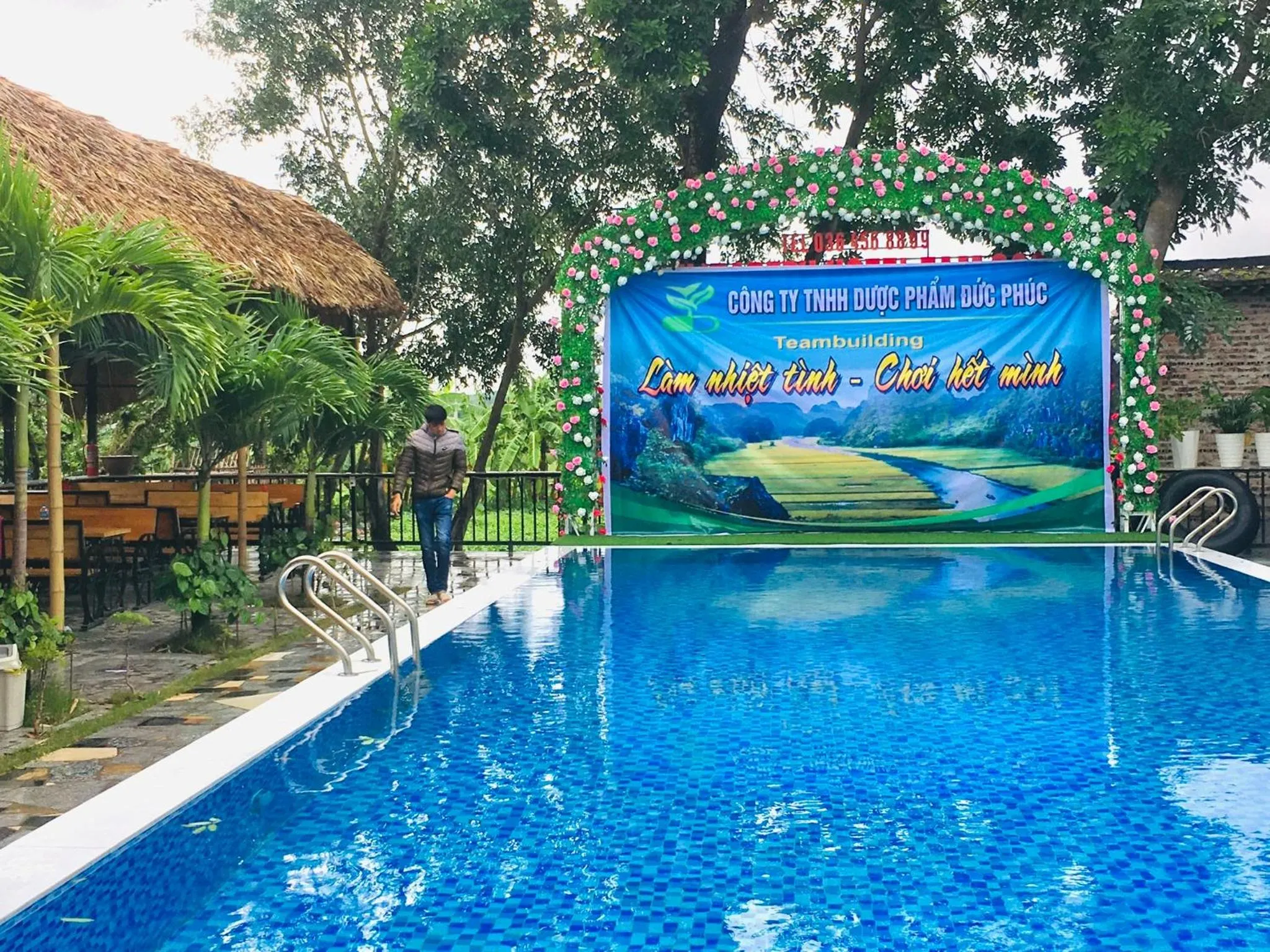 Swimming pool in Elizabeth Hotel Tam Coc