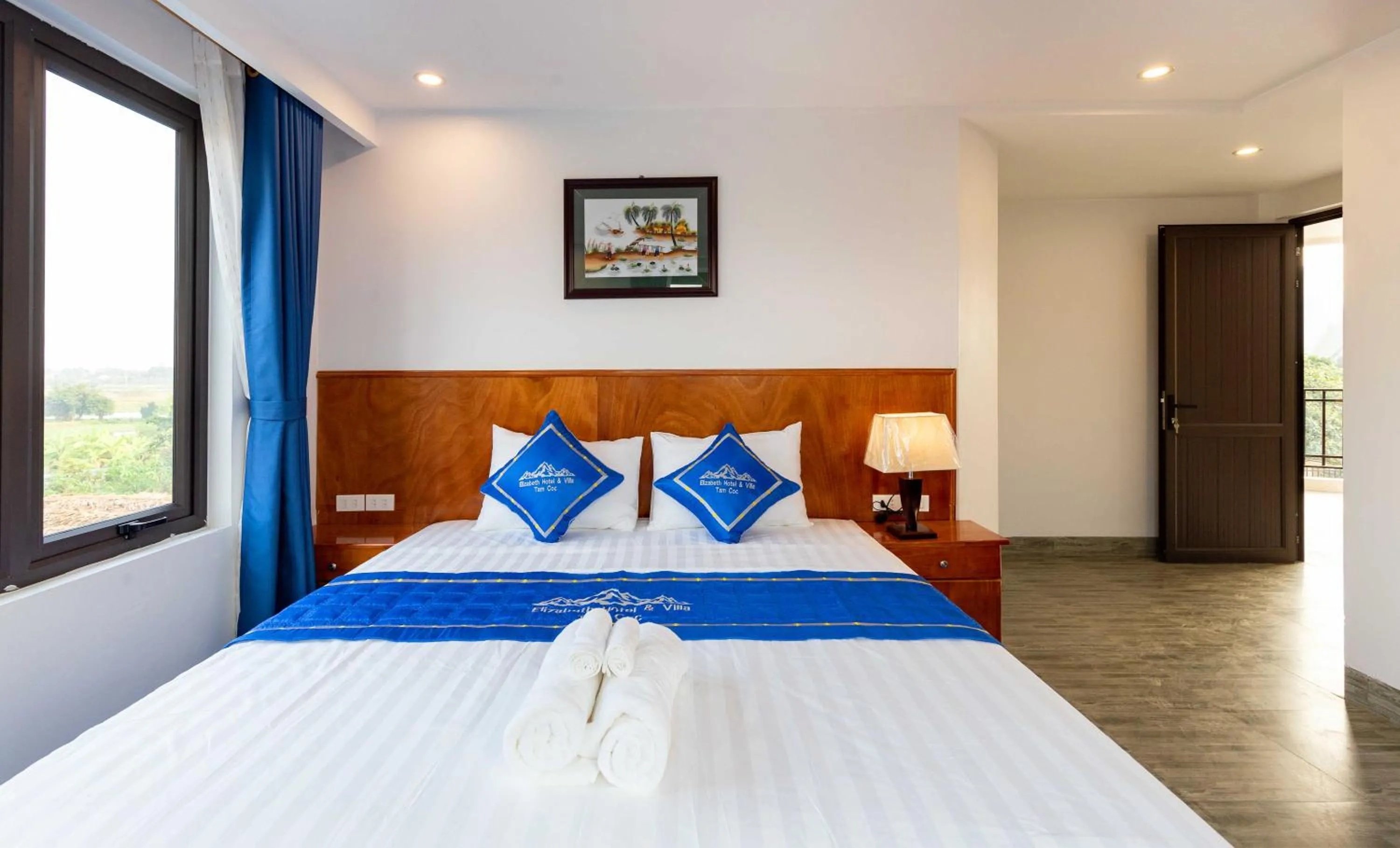 Bed in Elizabeth Hotel Tam Coc