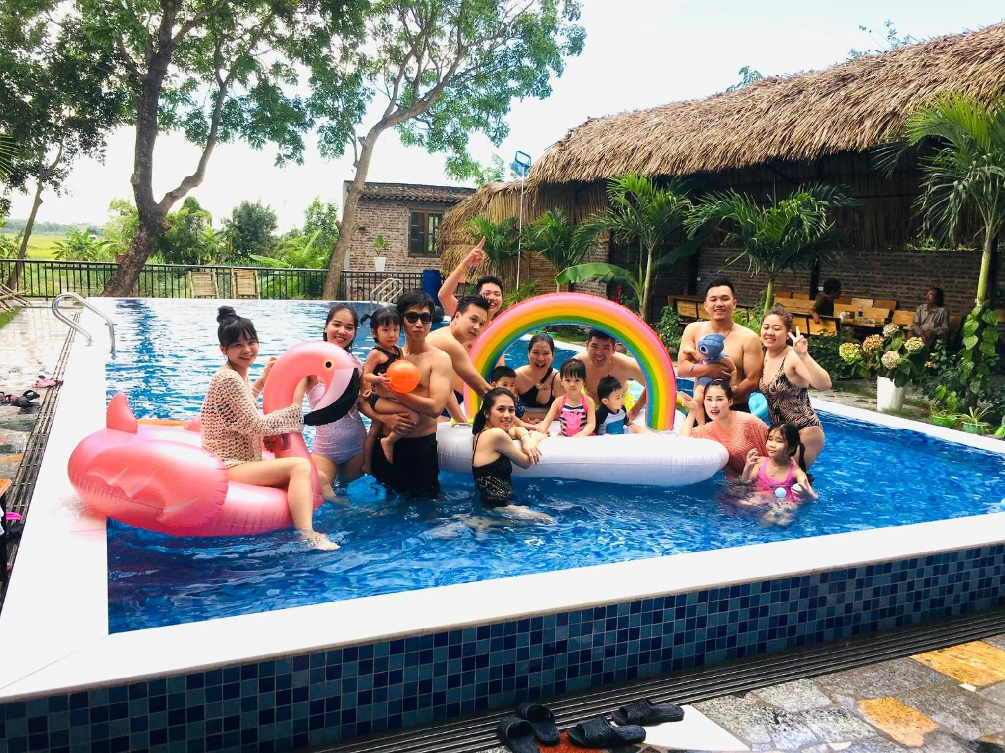 Swimming pool in Elizabeth Hotel Tam Coc