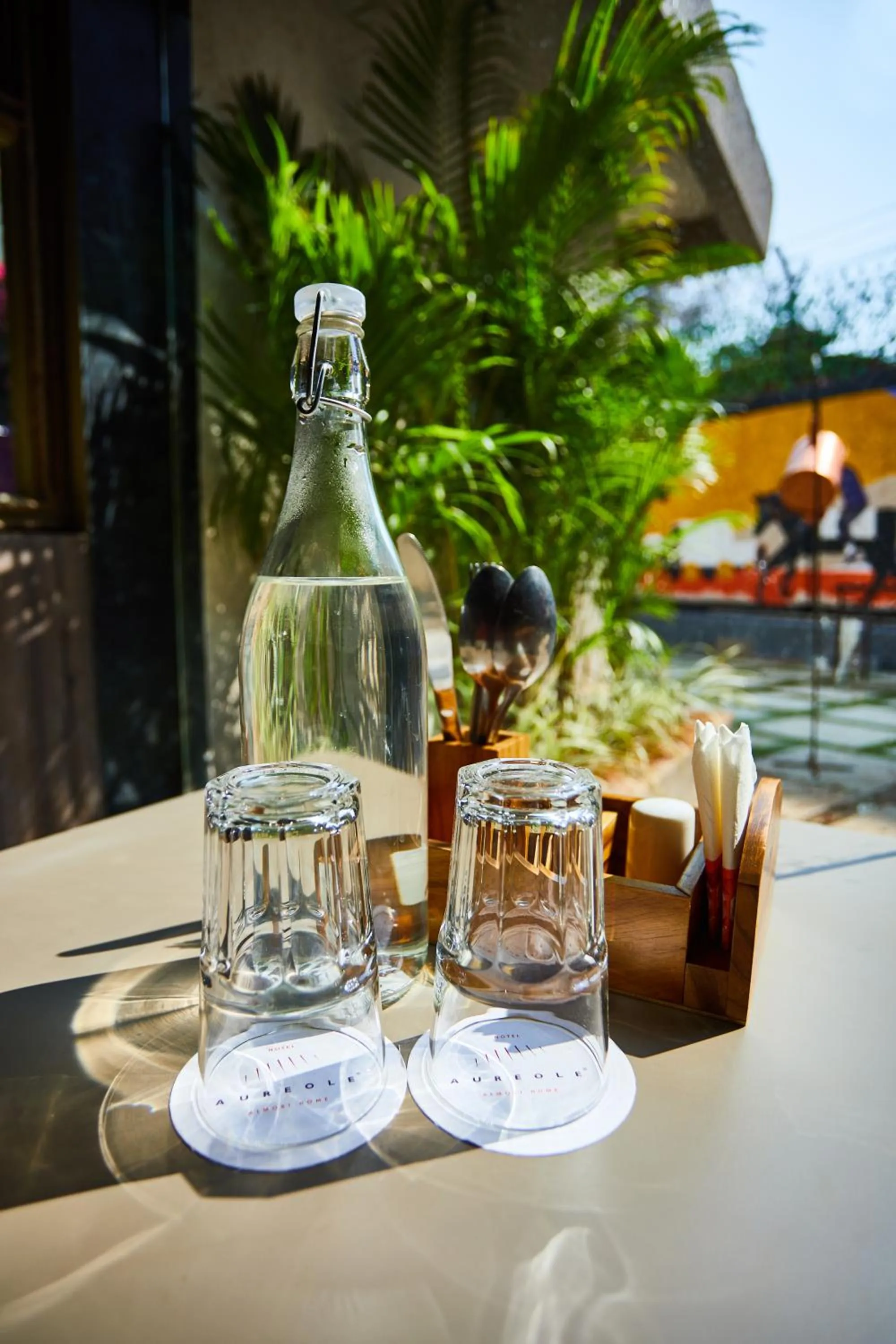 Food close-up in Aureole Mrida - A Boutique Hotel