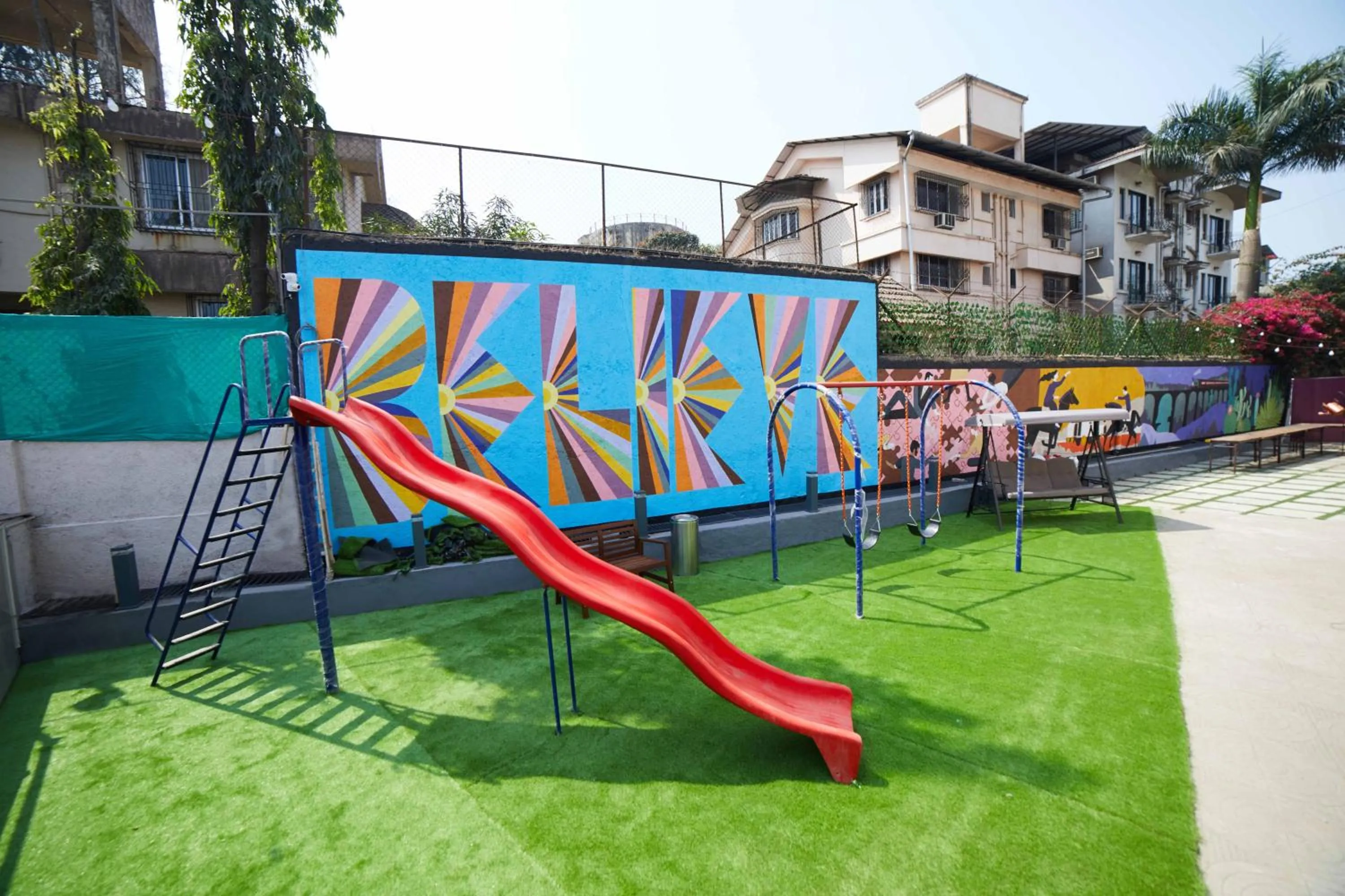 Children play ground in Aureole Mrida - A Boutique Hotel
