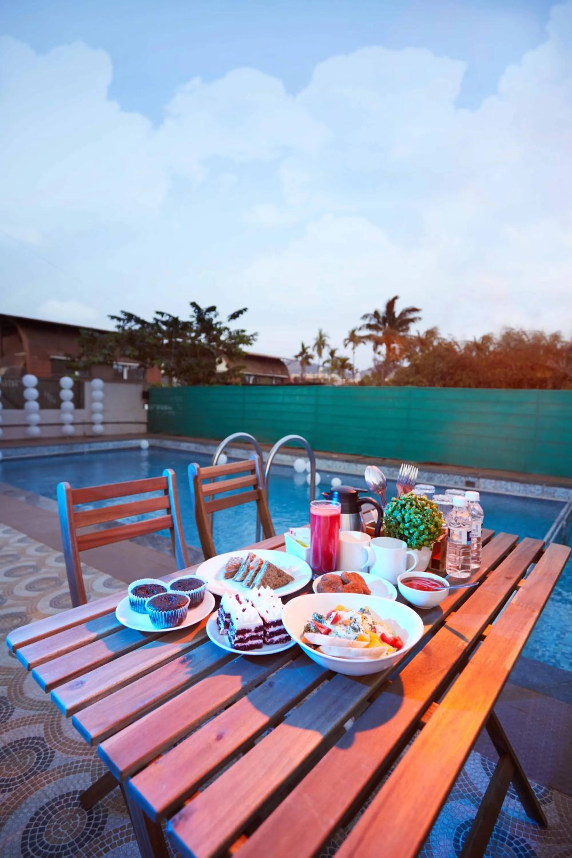 Food close-up in Aureole Mrida - A Boutique Hotel