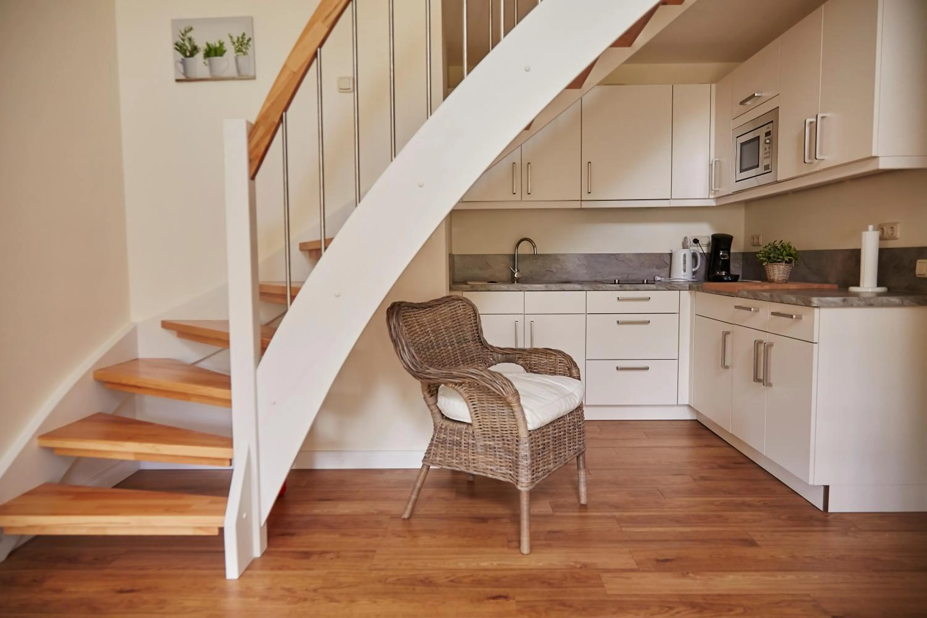 Kitchen or kitchenette in Flair Landhotel Strengliner Mühle