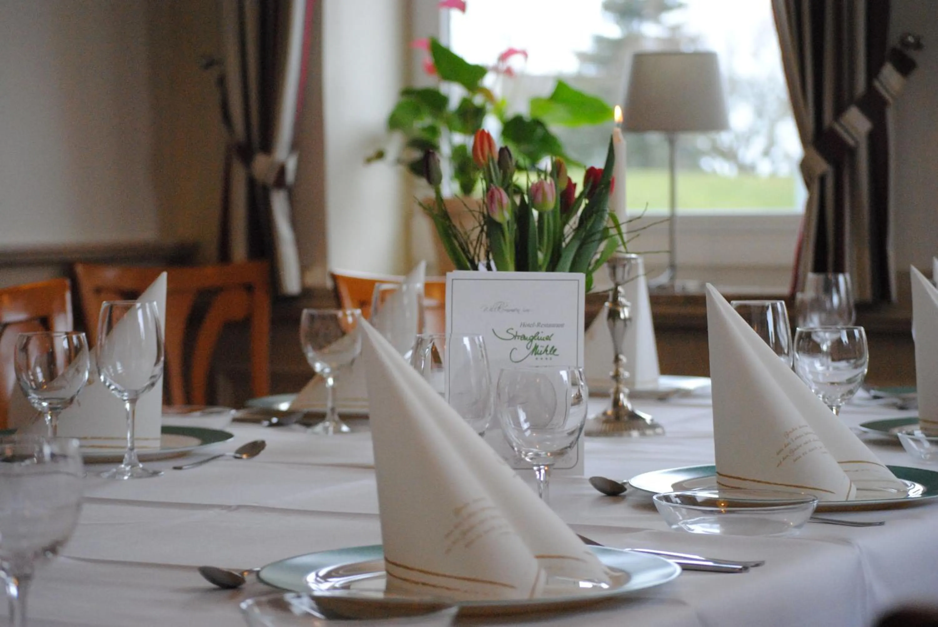 Dining area in Flair Landhotel Strengliner Mühle