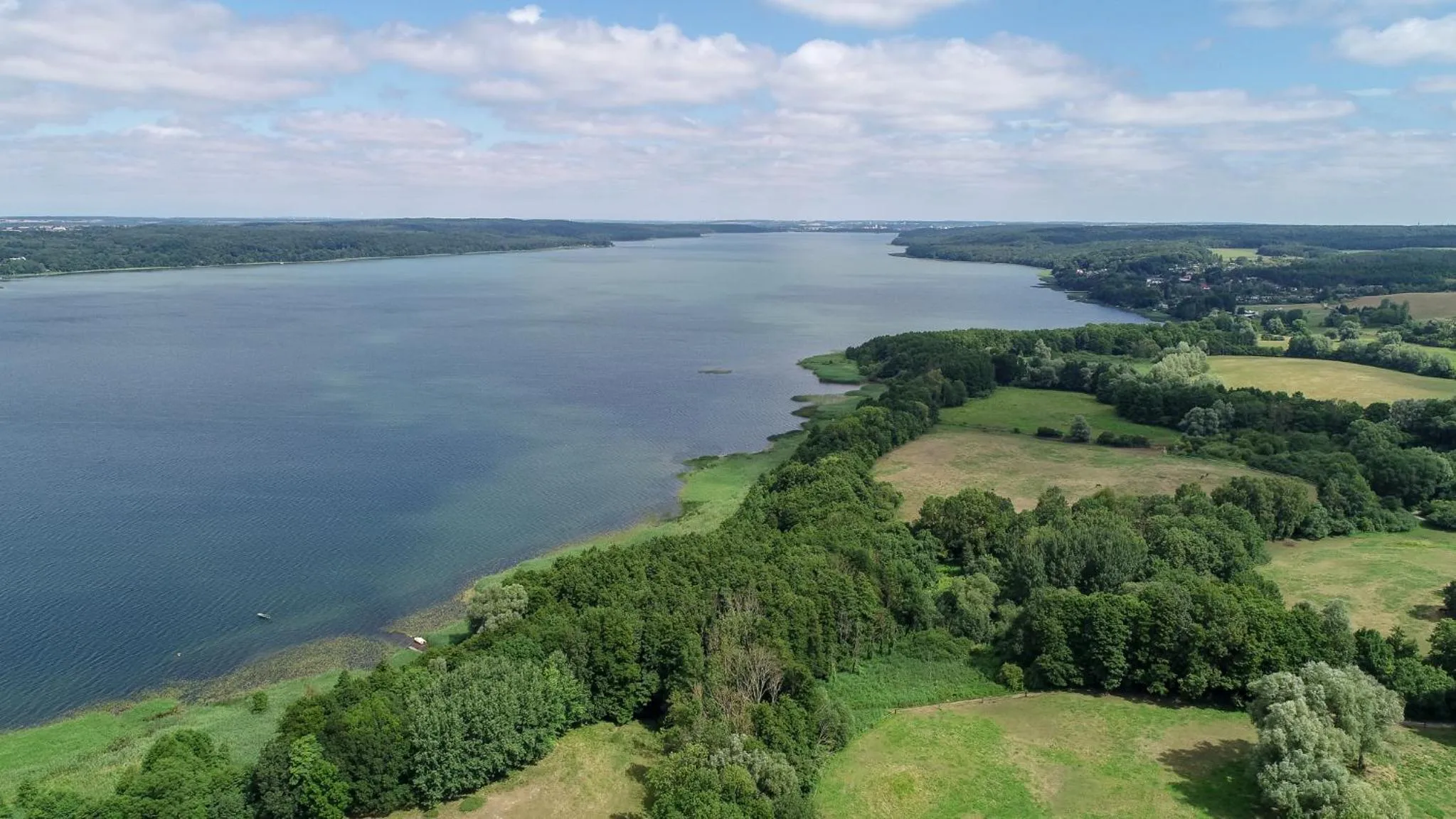 Natural landscape in Bornmühle