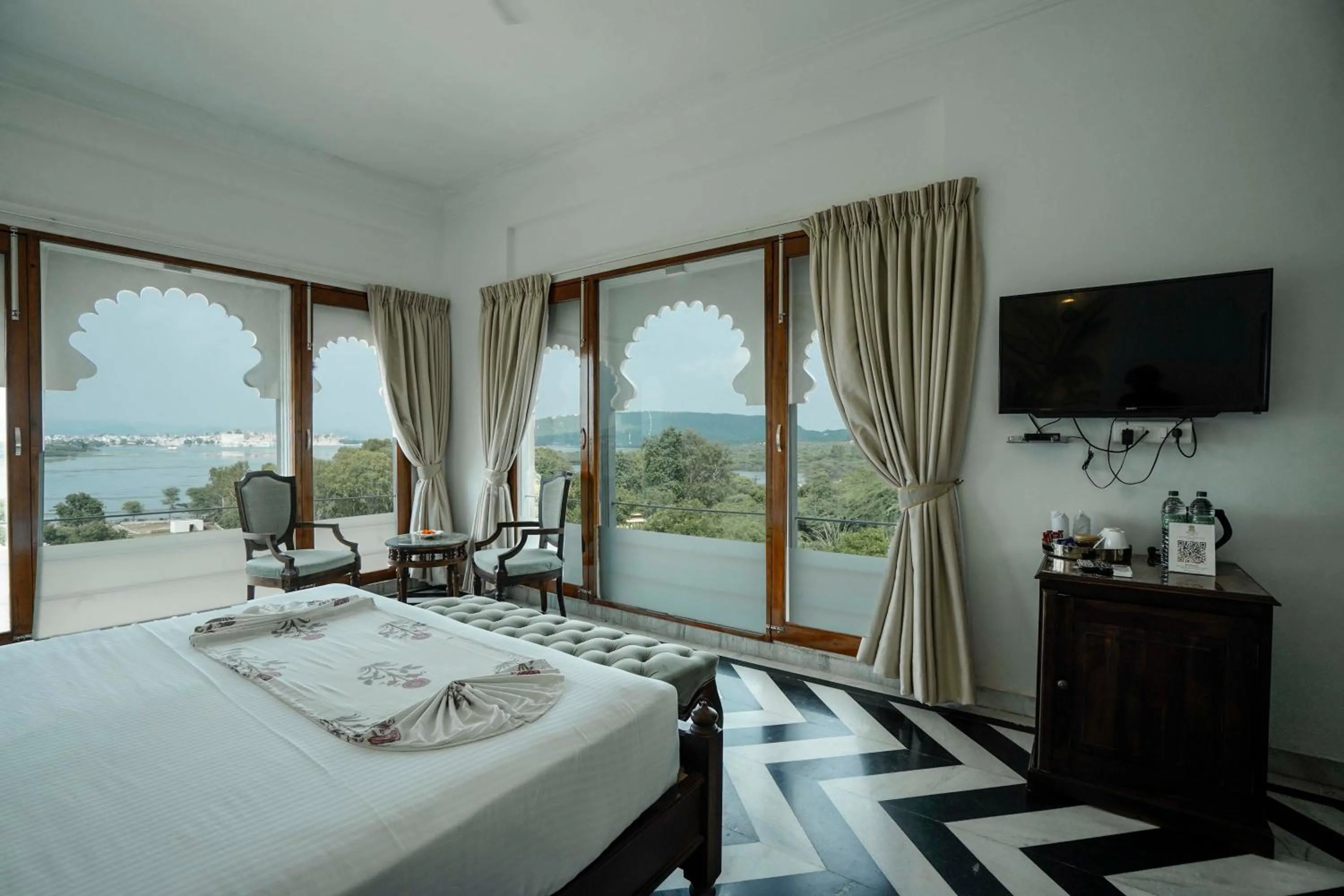 View (from property/room), Bed in Burj Baneria - A Boutique Homestay