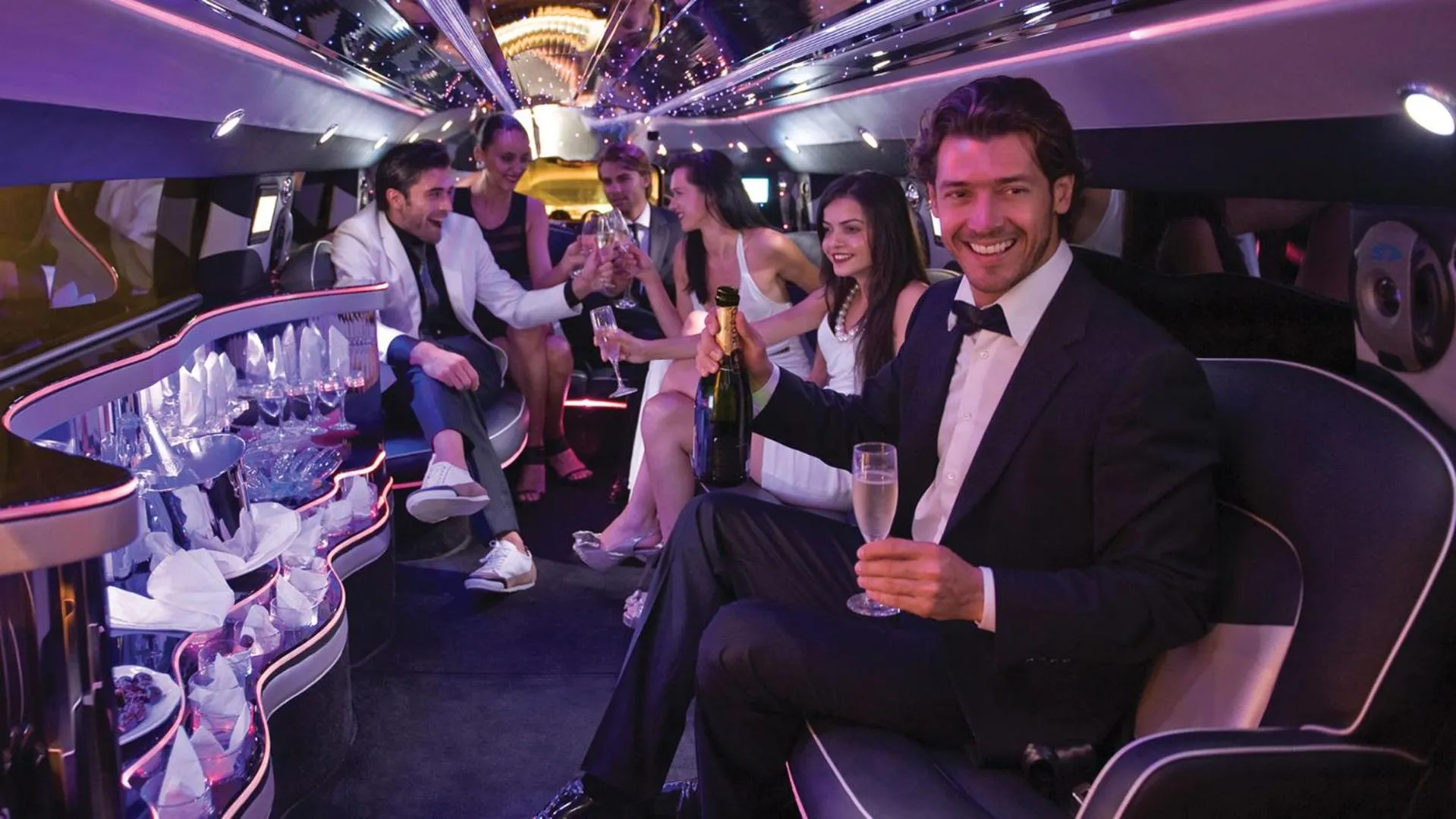 group of guests in Cratos Premium Hotel Casino & SPA