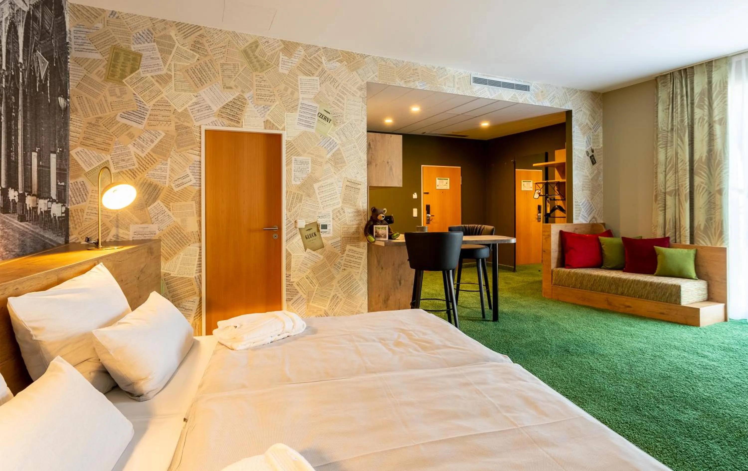 Photo of the whole room, Bed in mightyTwice Hotel Dresden