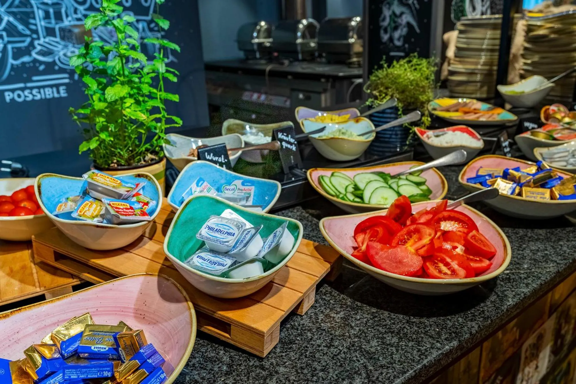 Breakfast in mightyTwice Hotel Dresden