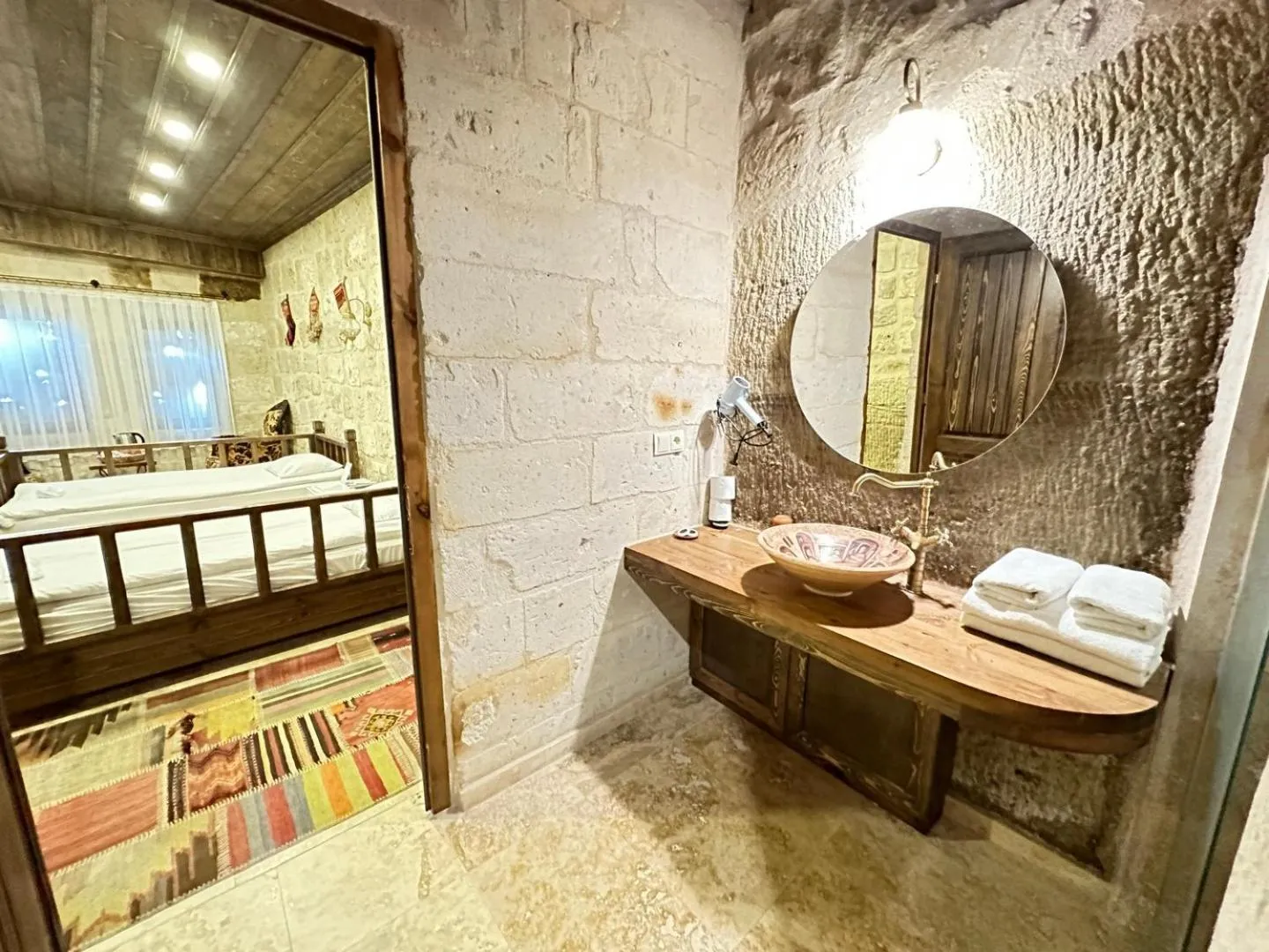 Bathroom, Bed in Arinna Cappadocia