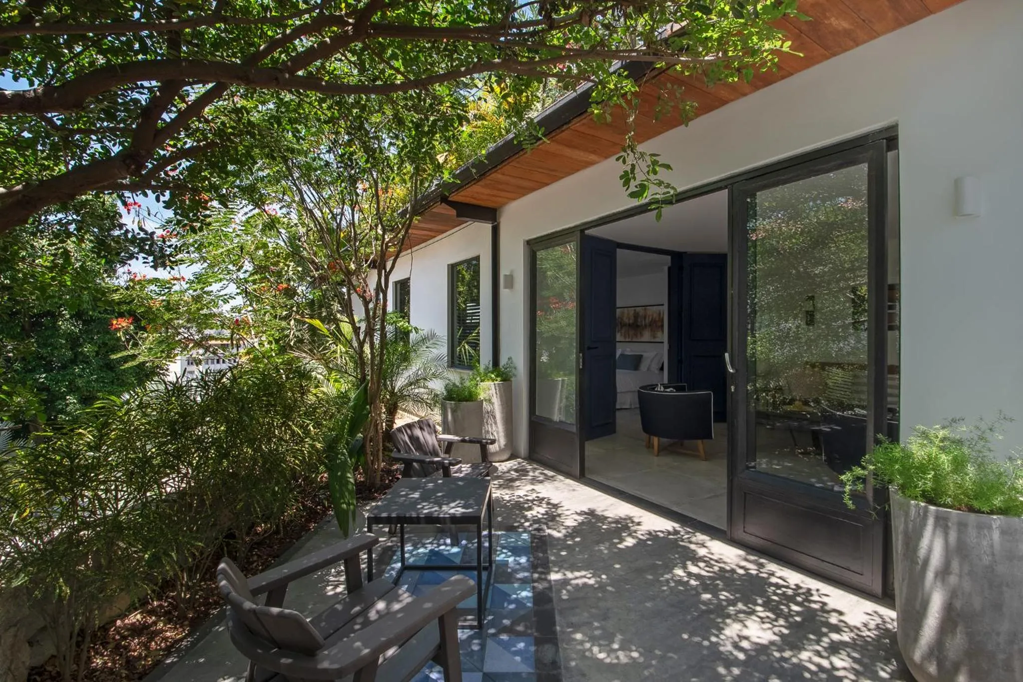 Patio in Villa Paranaguá Hotel & Spa - Boutique Hotel