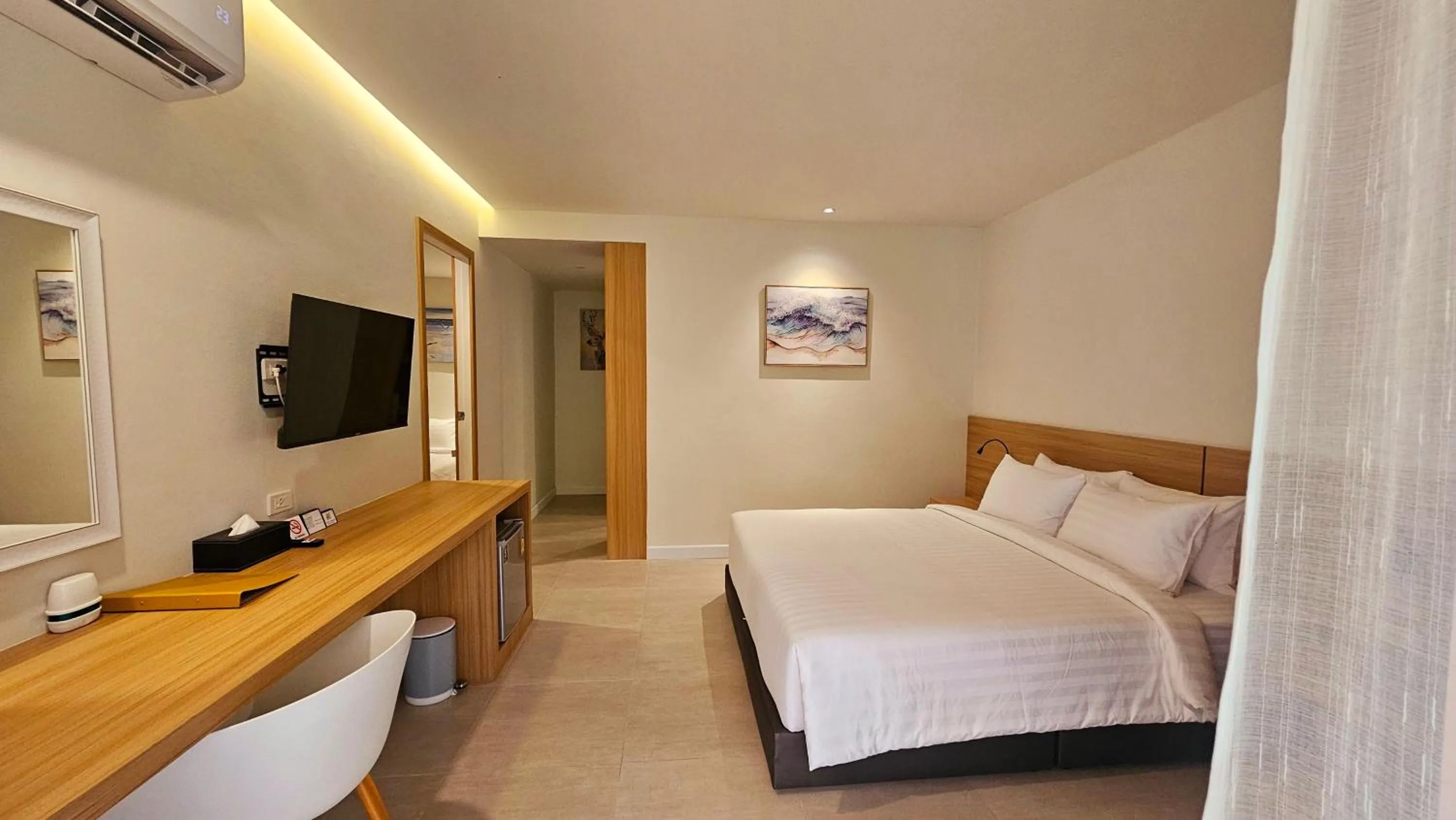 Bed in ARENICE Boutique Hotel