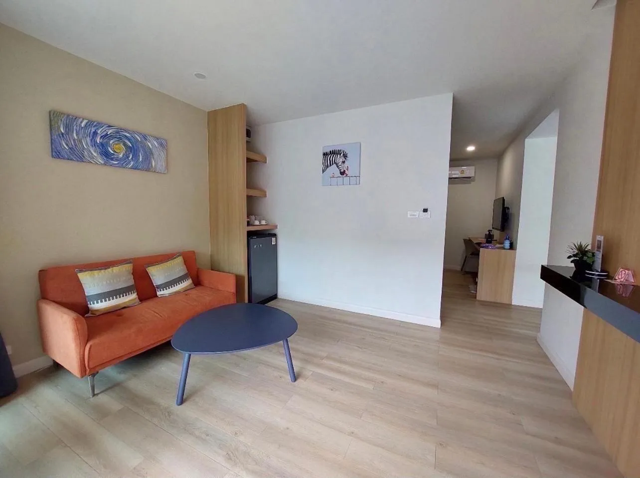 Seating area in ARENICE Boutique Hotel