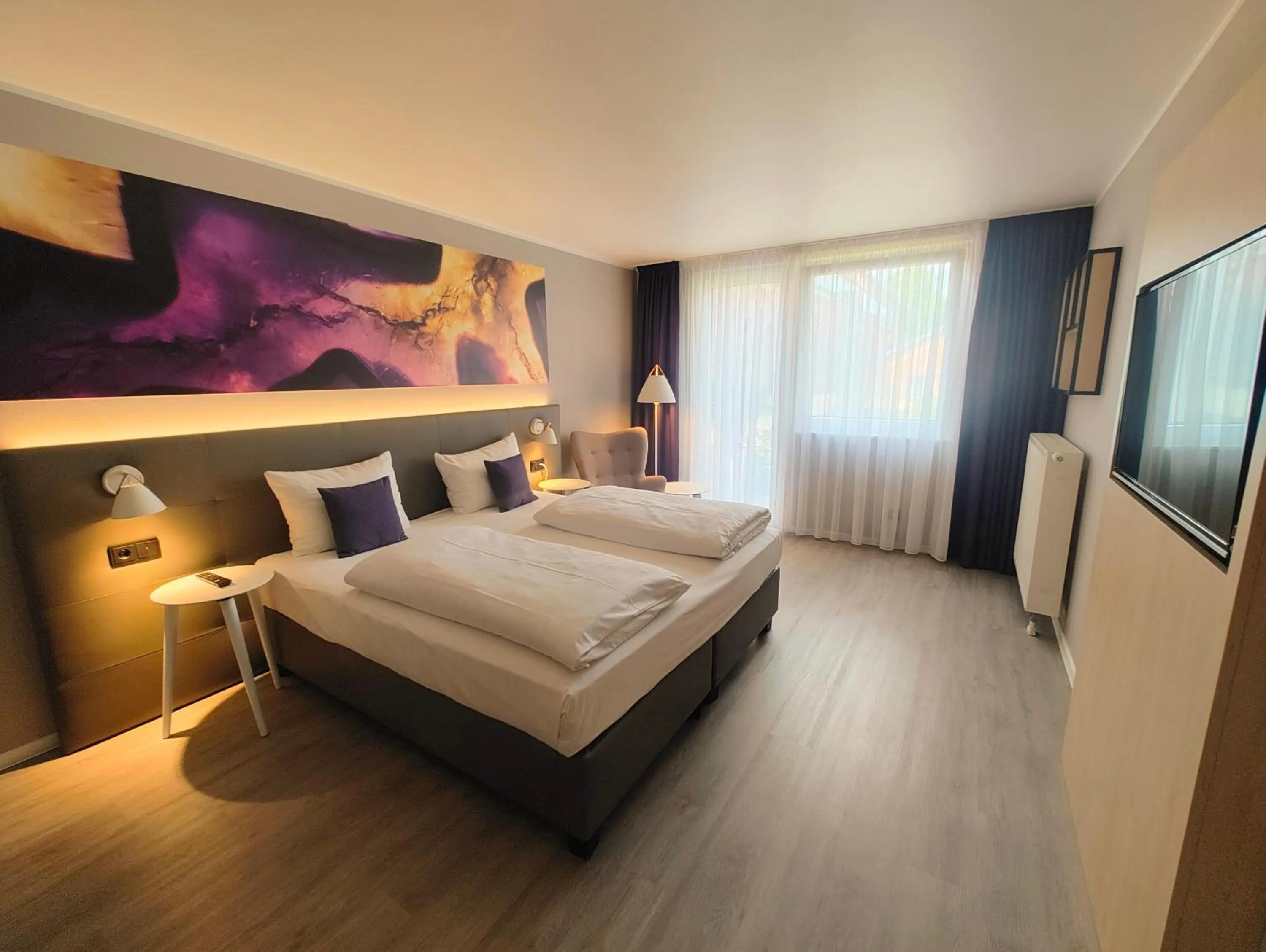 Bedroom, Bed in Offenbach Plaza Hotel